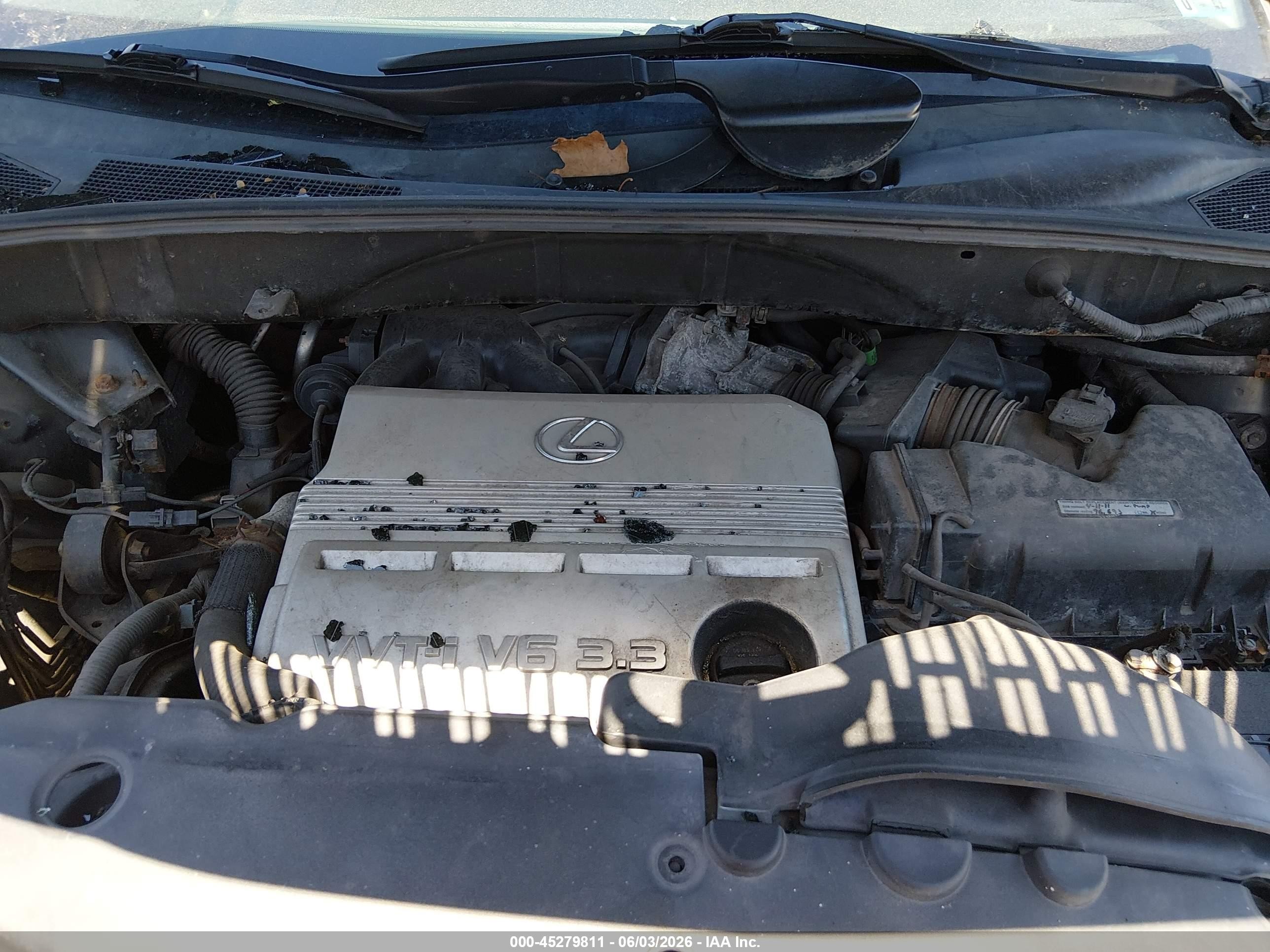 2004 Lexus Rx 330   Gray vin: 2T2HA31U74C018599