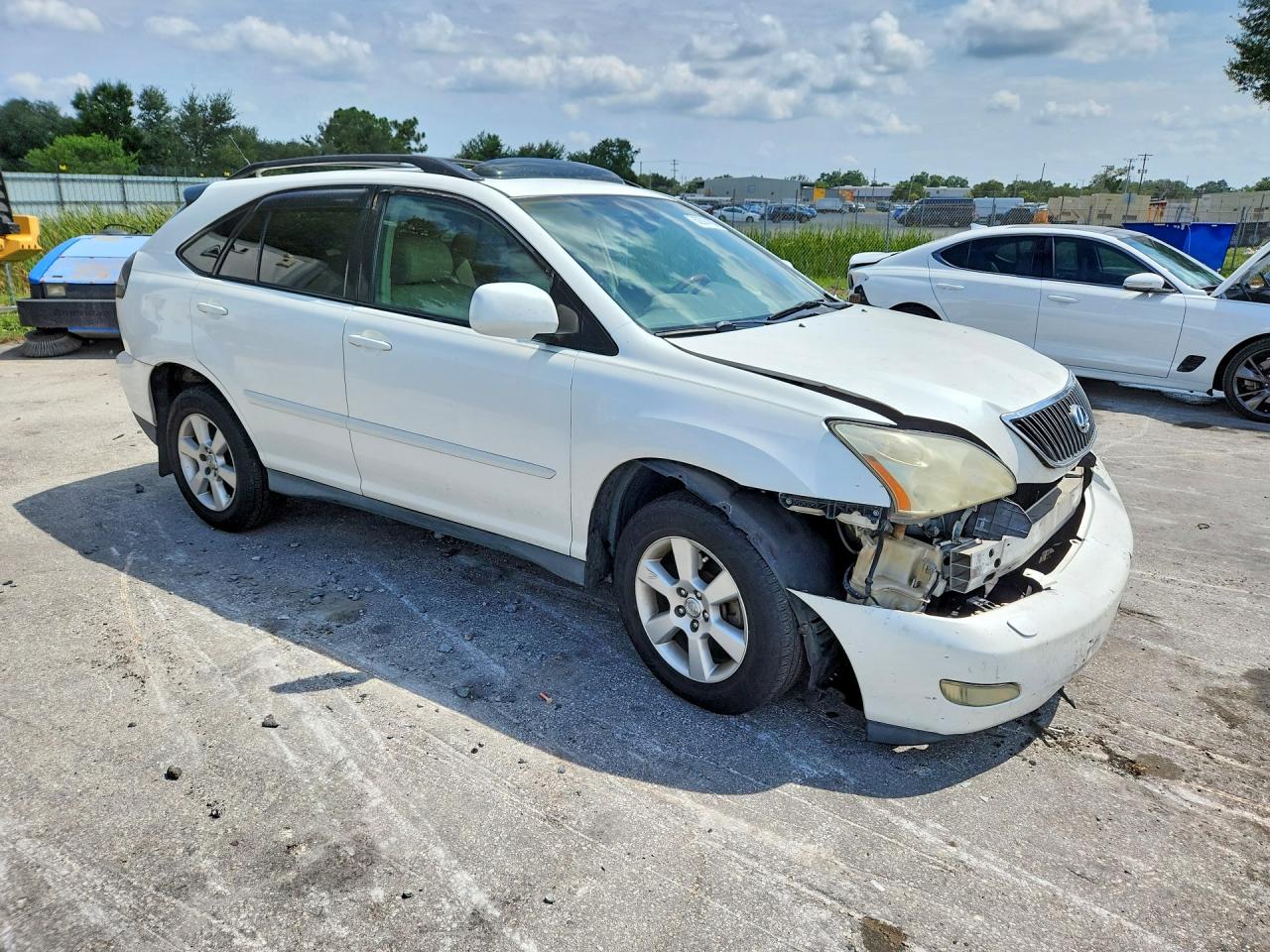 2004 Lexus Rx 330 White vin: 2T2HA31U74C036519