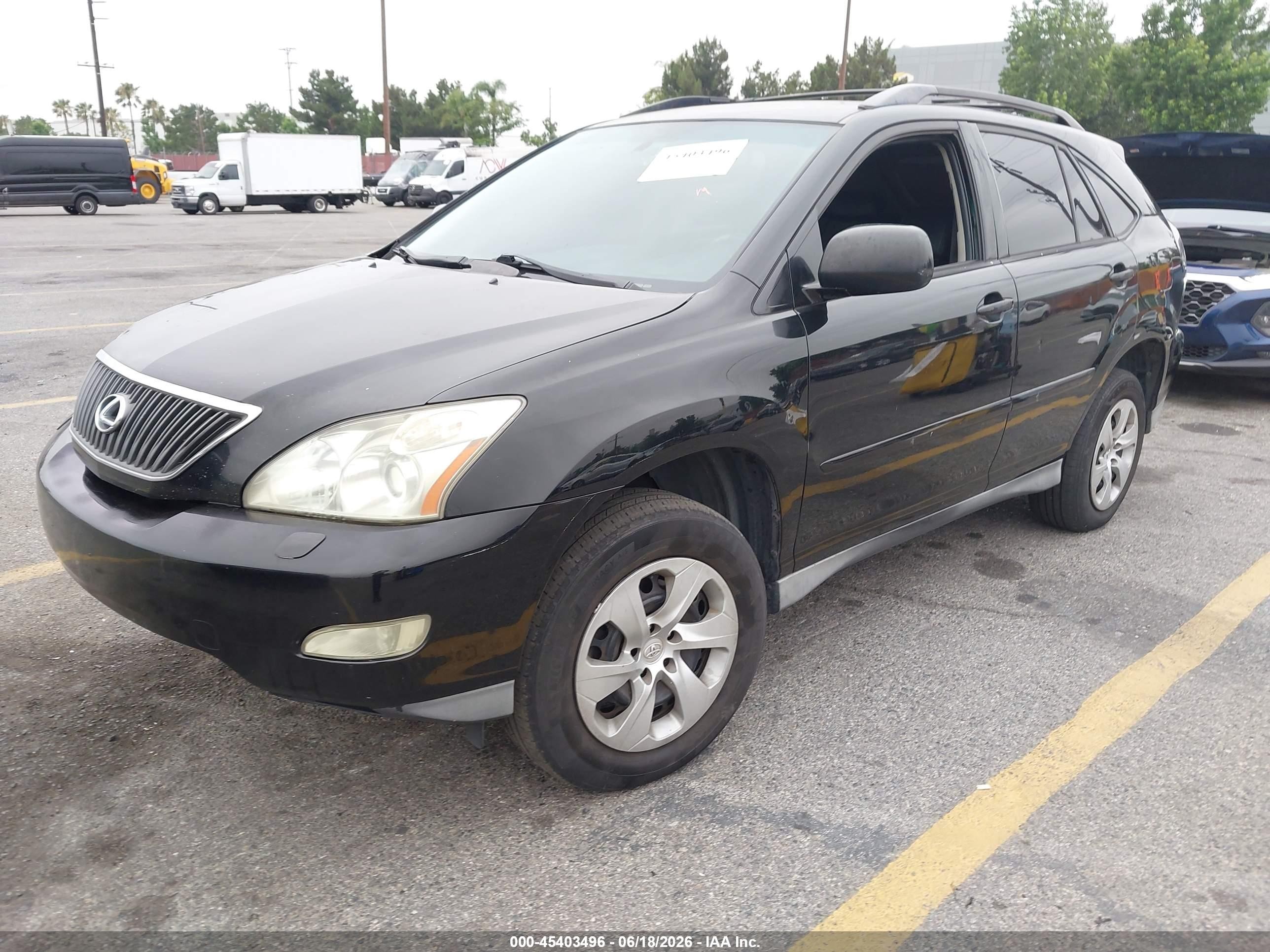 2005 Lexus Rx 330   Black vin: 2T2HA31U75C078853