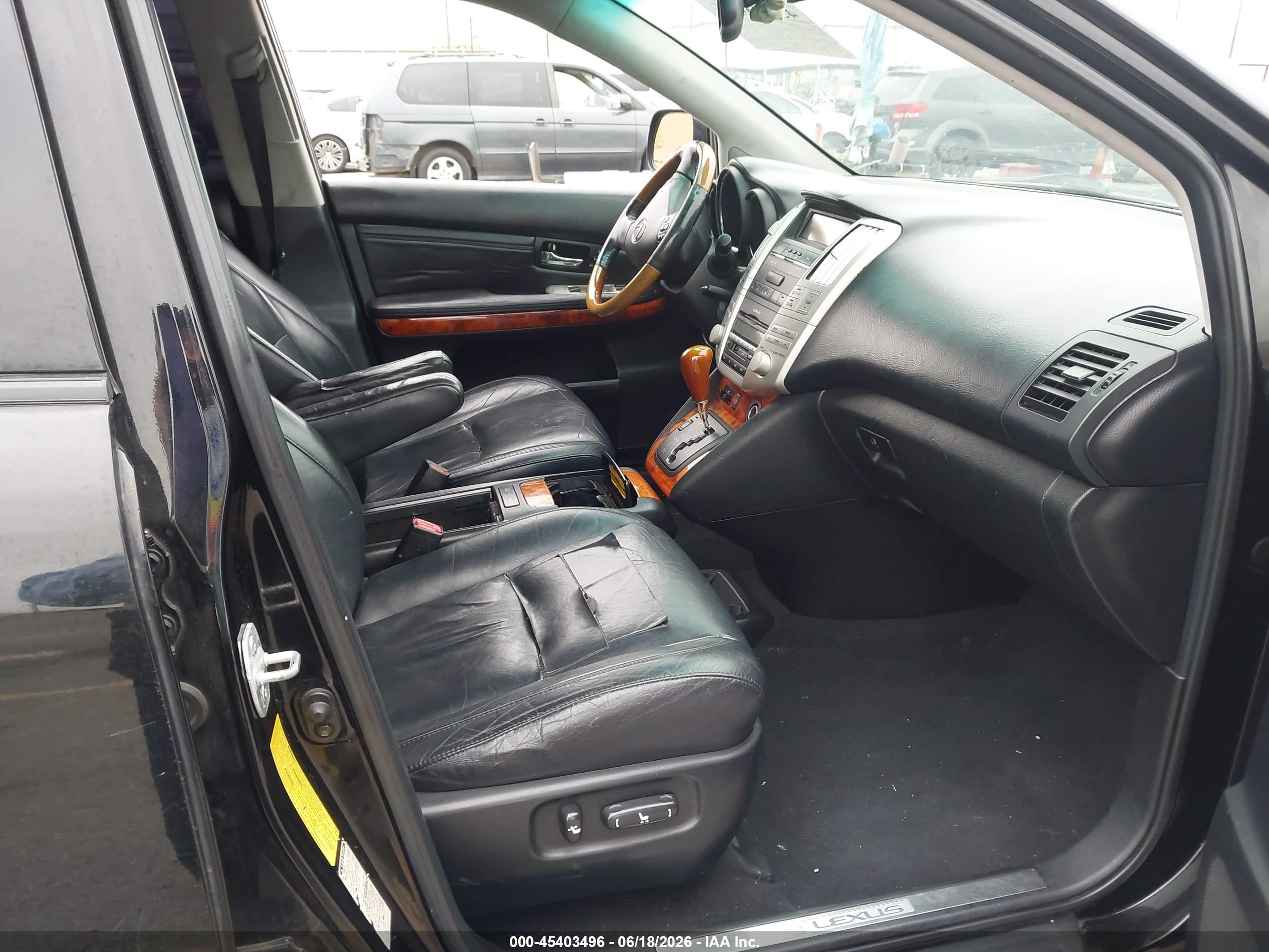 2005 Lexus Rx 330   Black vin: 2T2HA31U75C078853