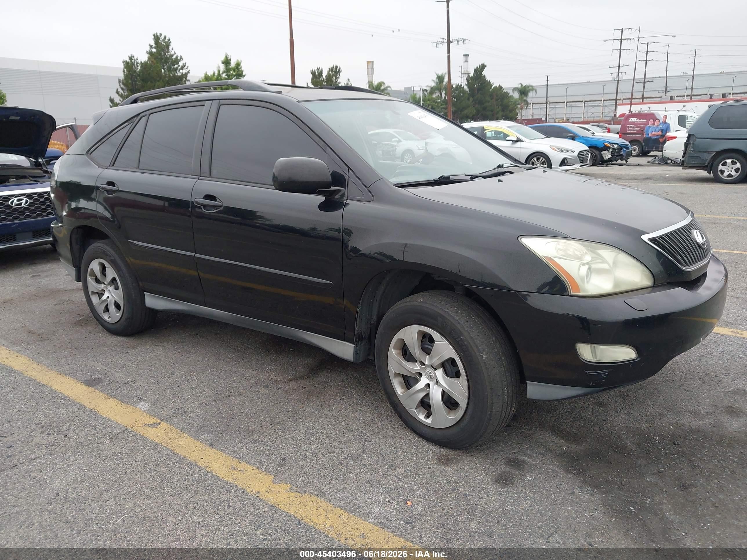 2005 Lexus Rx 330   Black vin: 2T2HA31U75C078853