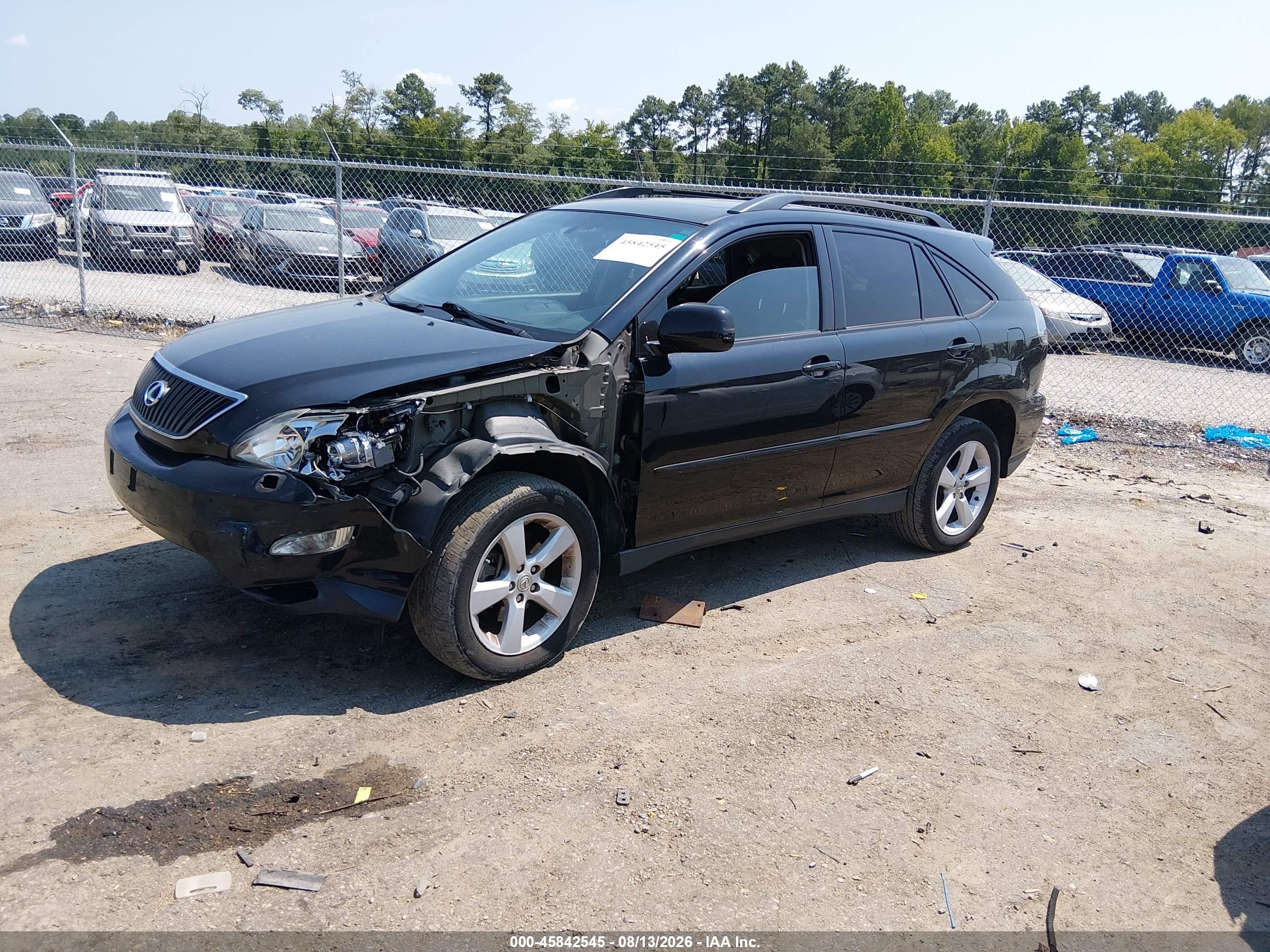2006 Lexus Rx 330   Black vin: 2T2HA31U76C091524