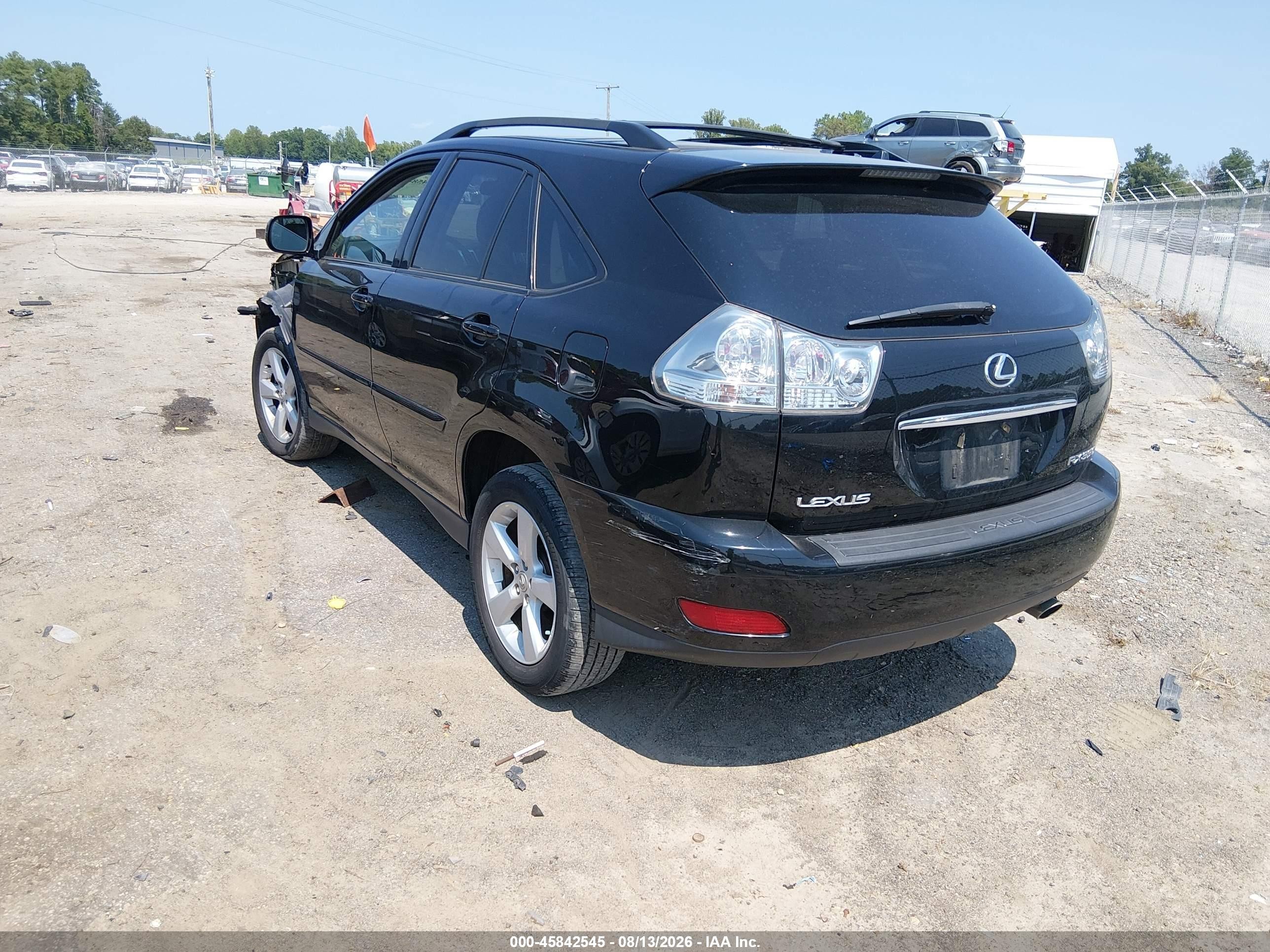 2006 Lexus Rx 330   Black vin: 2T2HA31U76C091524