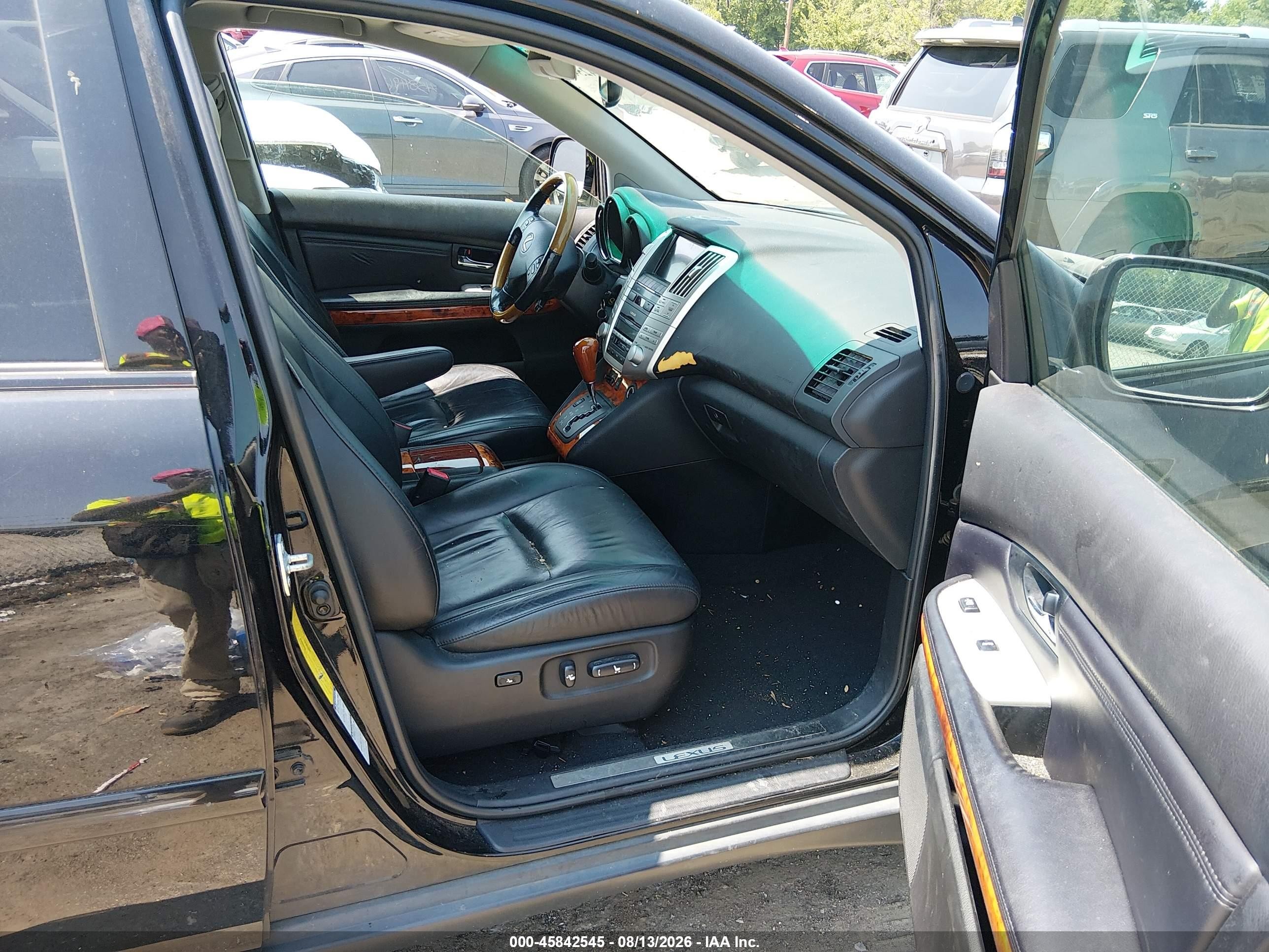 2006 Lexus Rx 330   Black vin: 2T2HA31U76C091524