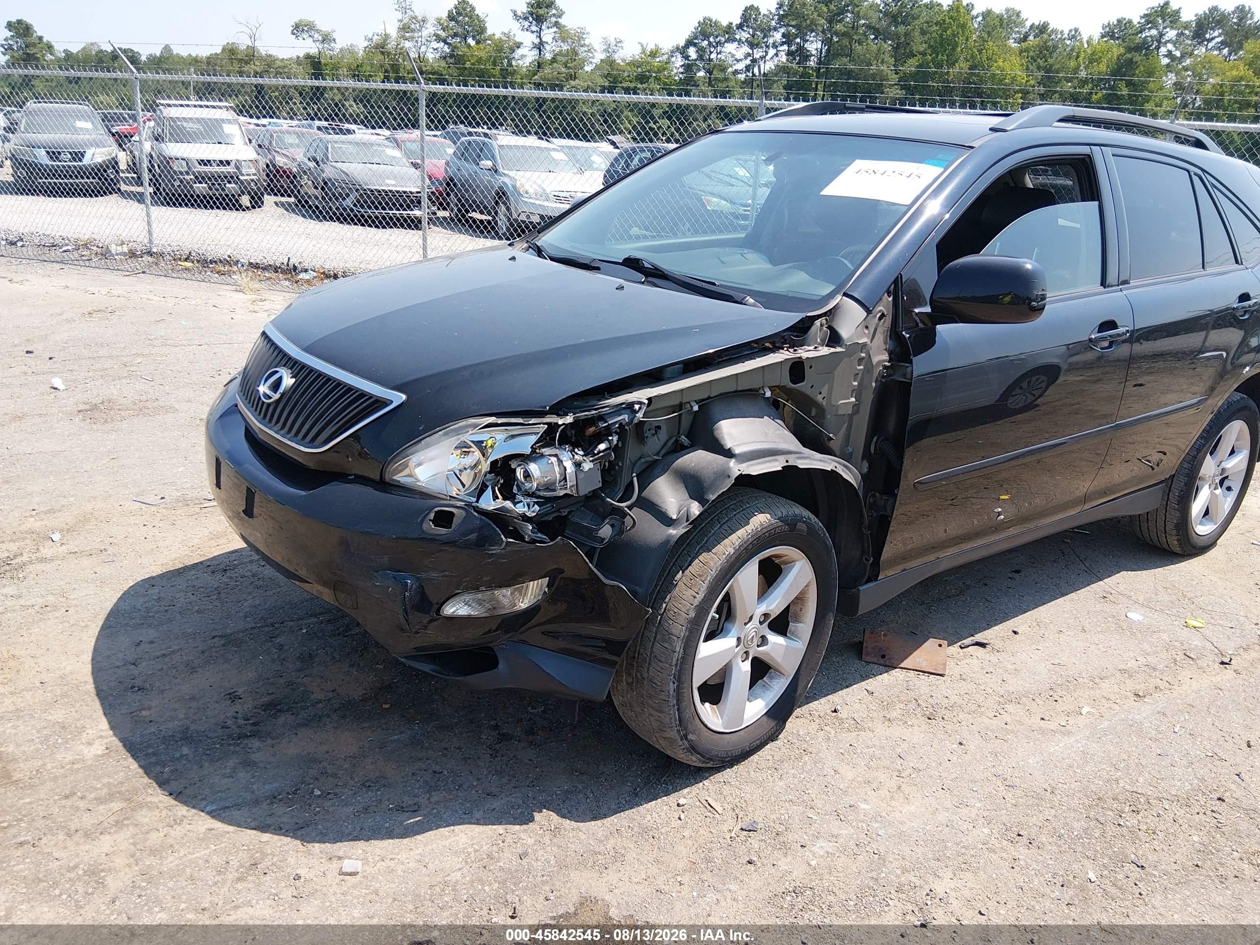 2006 Lexus Rx 330   Black vin: 2T2HA31U76C091524