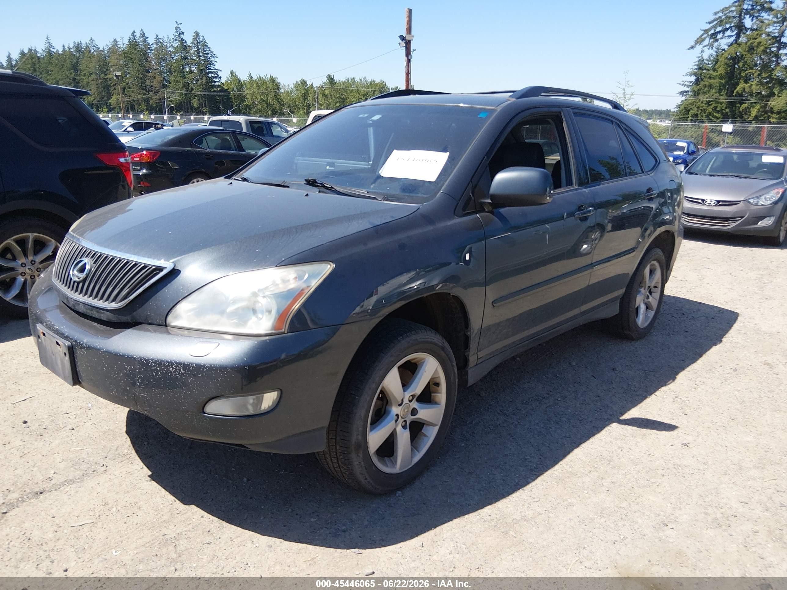 2006 Lexus Rx 330   Dark Blue vin: 2T2HA31U76C099459
