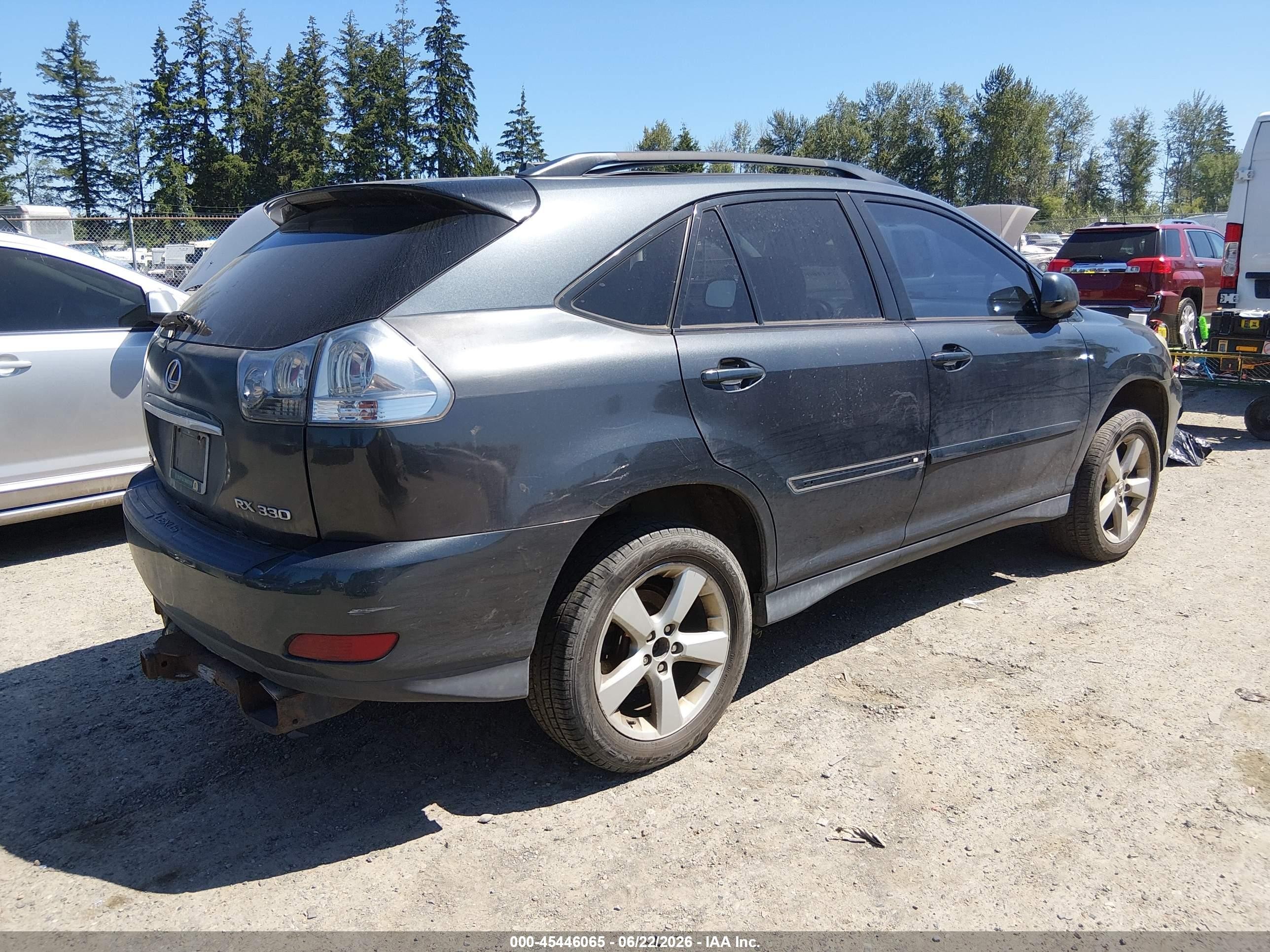 2006 Lexus Rx 330   Dark Blue vin: 2T2HA31U76C099459