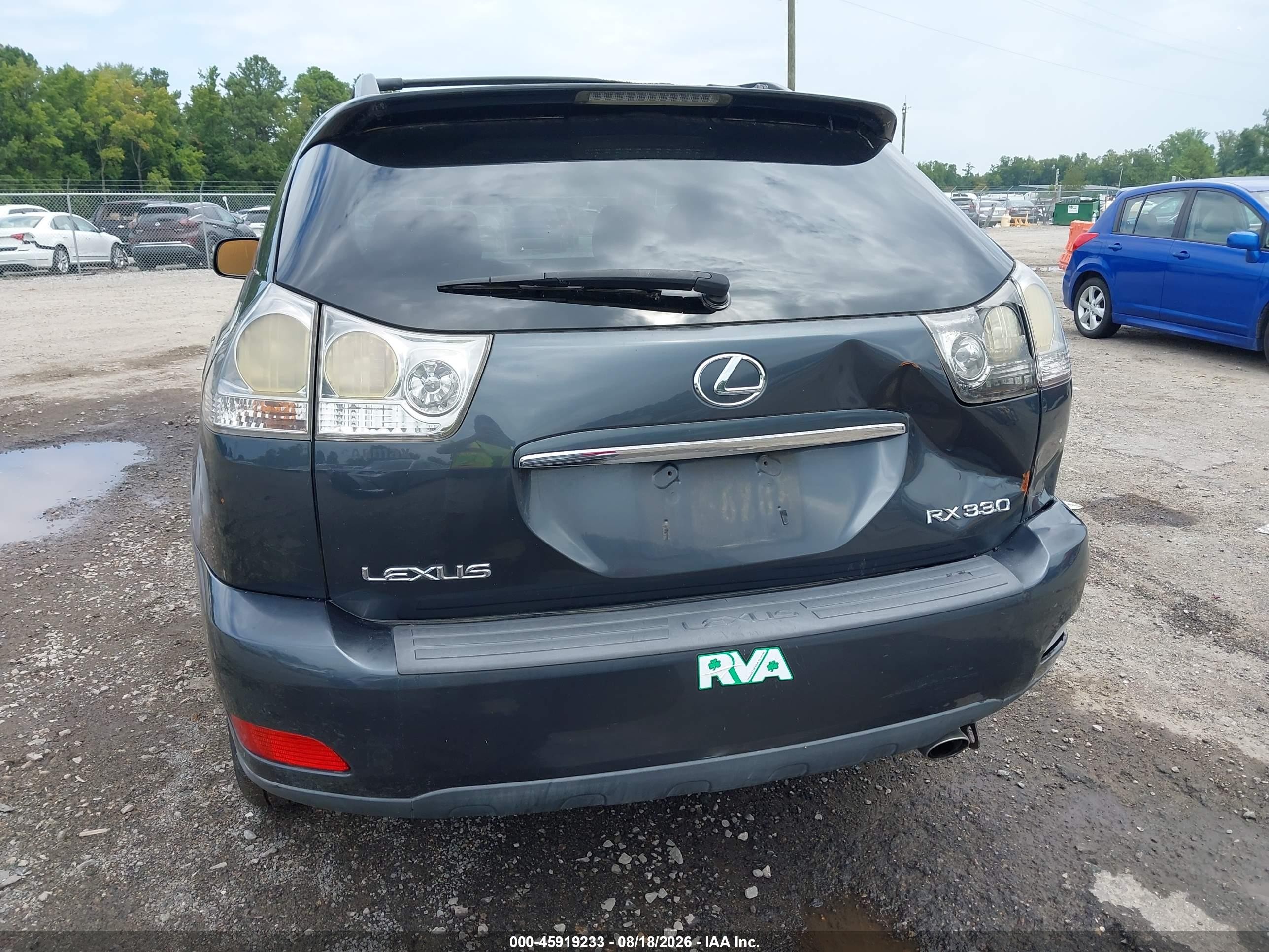 2006 Lexus Rx 330 Серый vin: 2T2HA31U76C100027