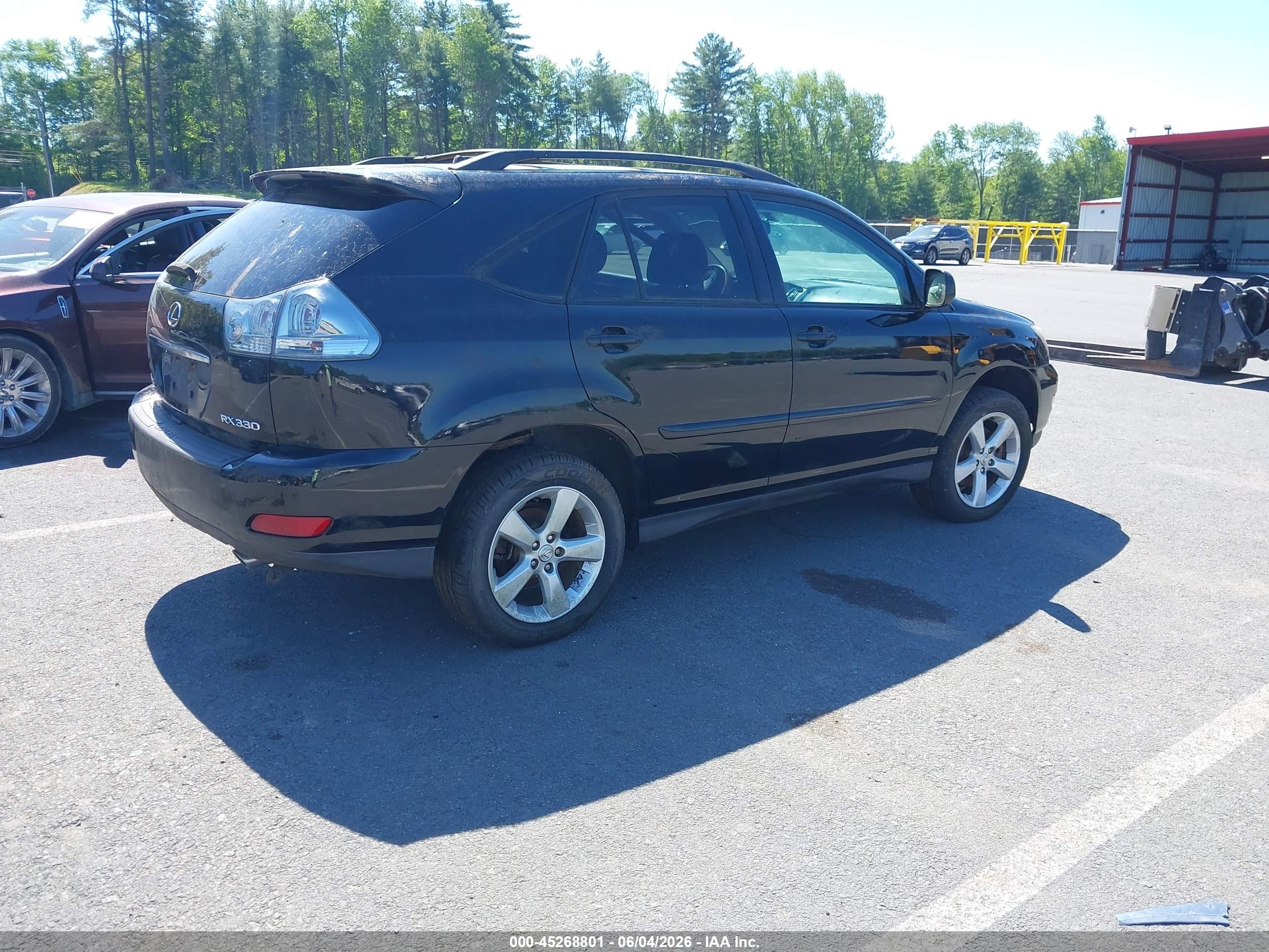 2004 Lexus Rx 330   Черный vin: 2T2HA31U84C015744