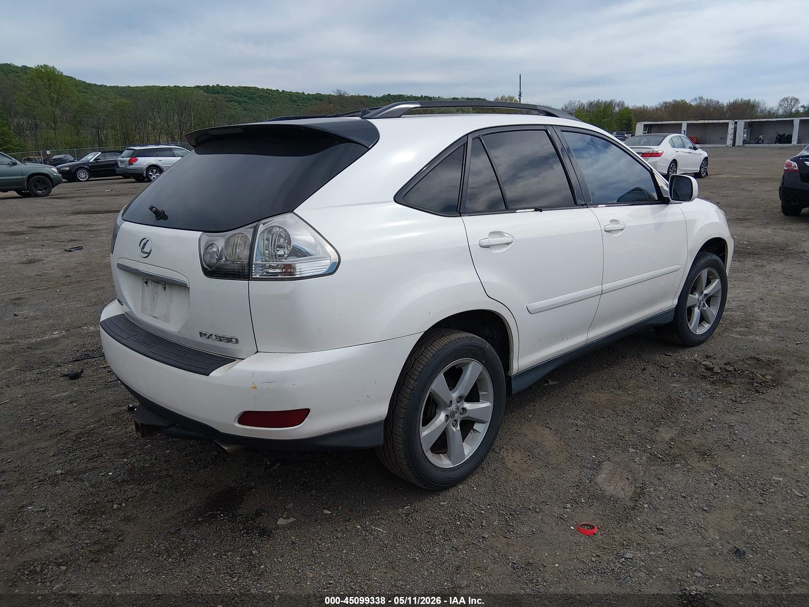 2004 Lexus Rx 330   White vin: 2T2HA31U84C027313