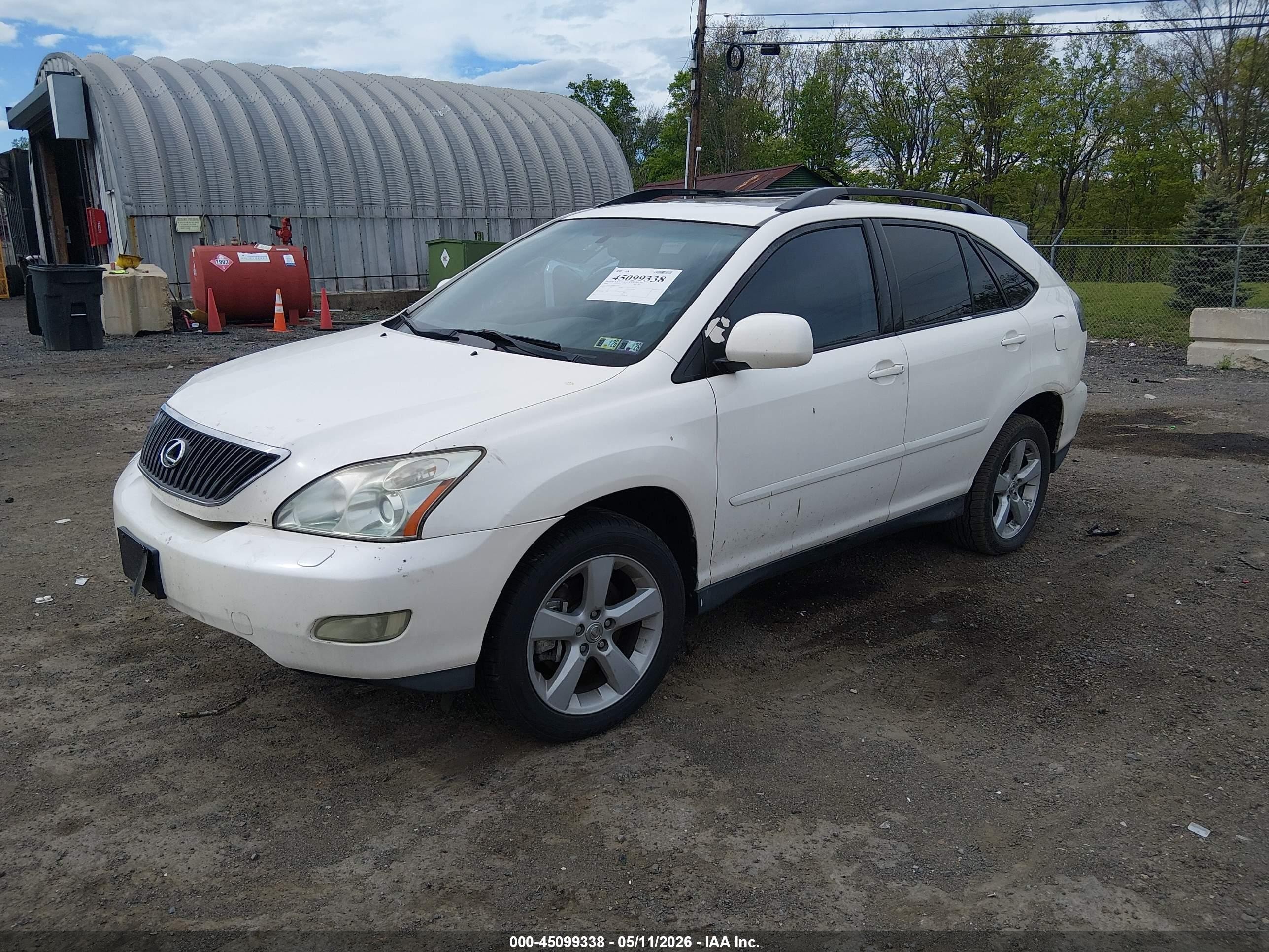 2004 Lexus Rx 330   White vin: 2T2HA31U84C027313