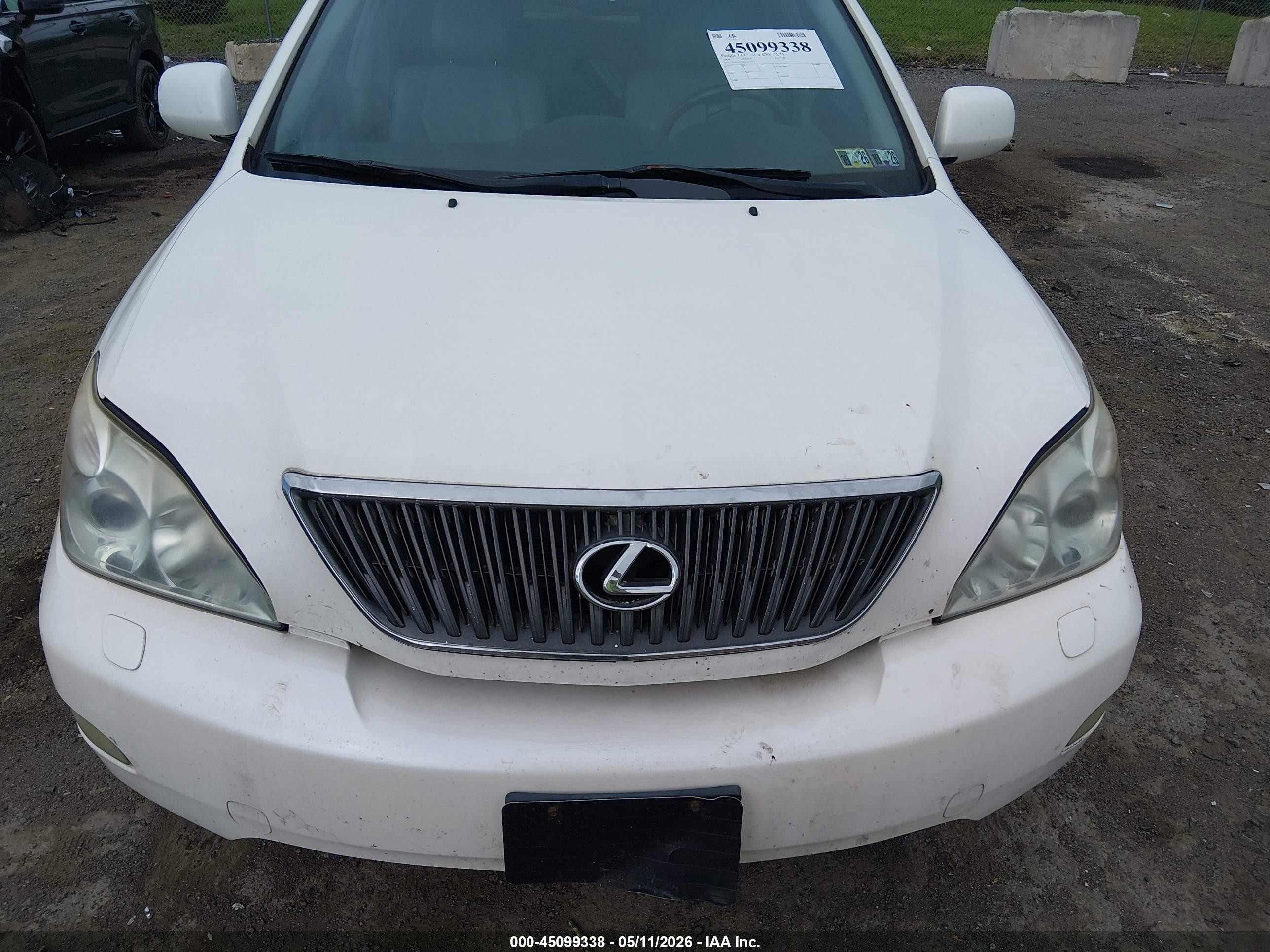 2004 Lexus Rx 330   White vin: 2T2HA31U84C027313