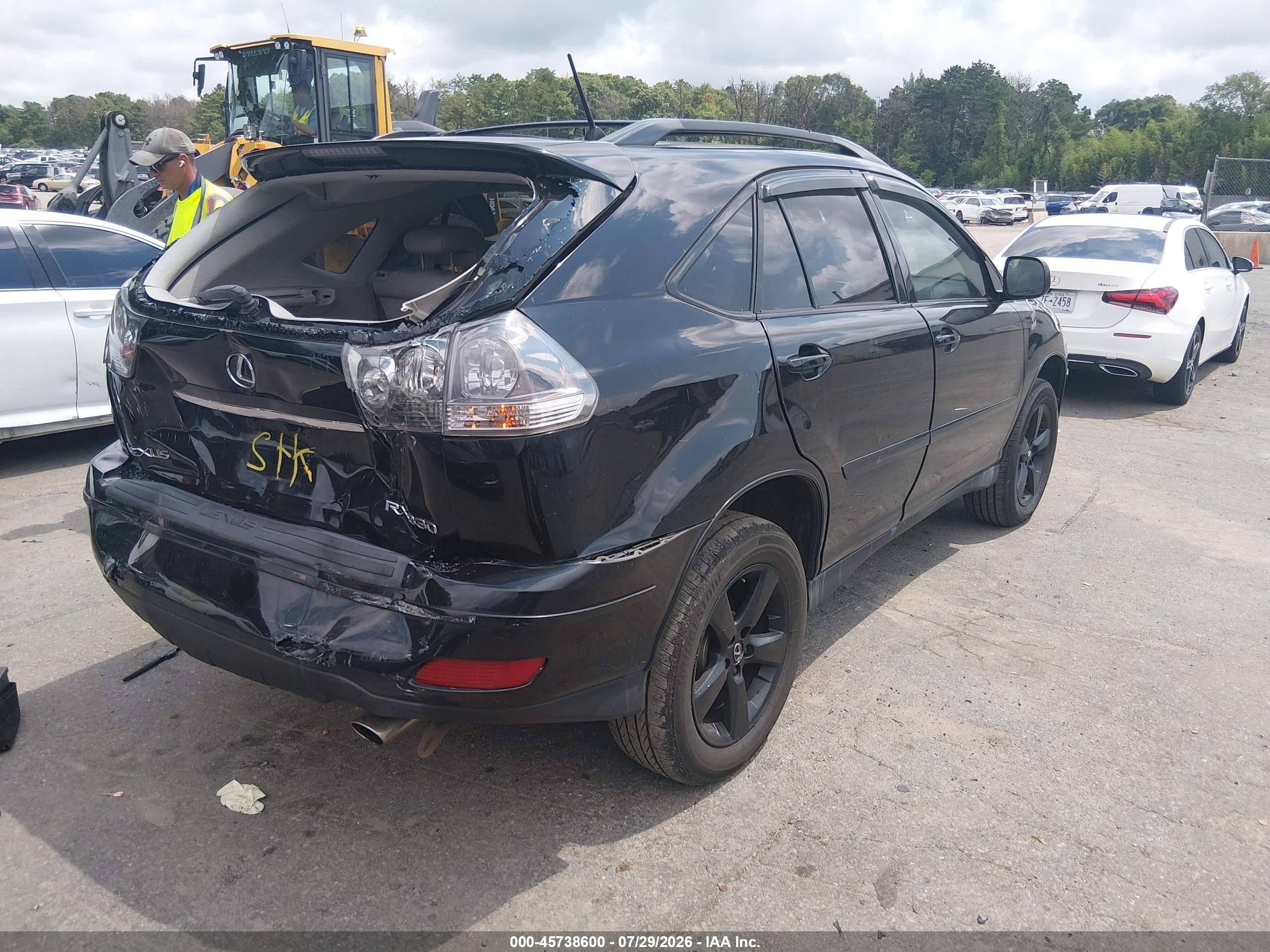 2005 Lexus Rx 330 Черный vin: 2T2HA31U85C040676