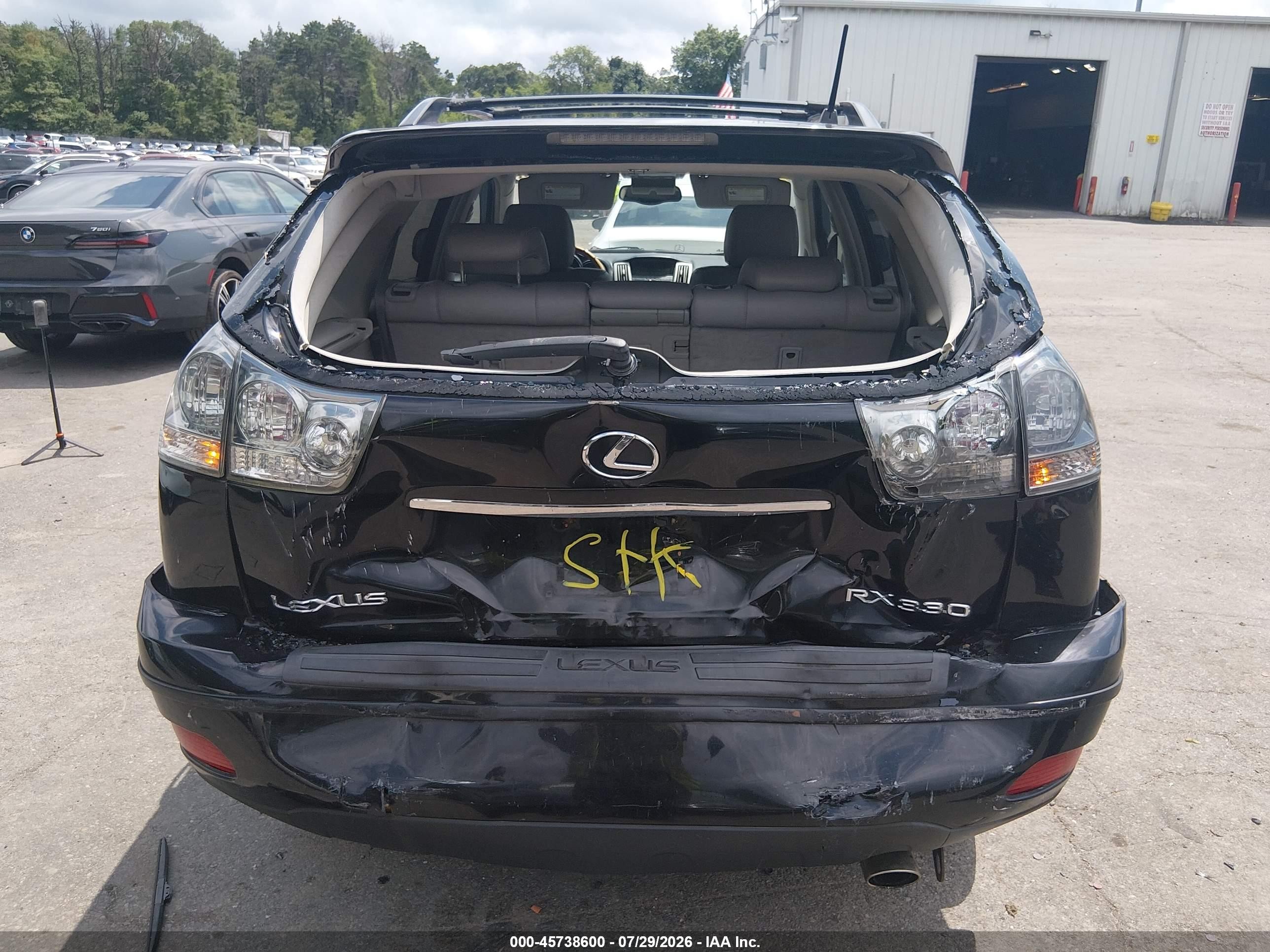 2005 Lexus Rx 330 Черный vin: 2T2HA31U85C040676
