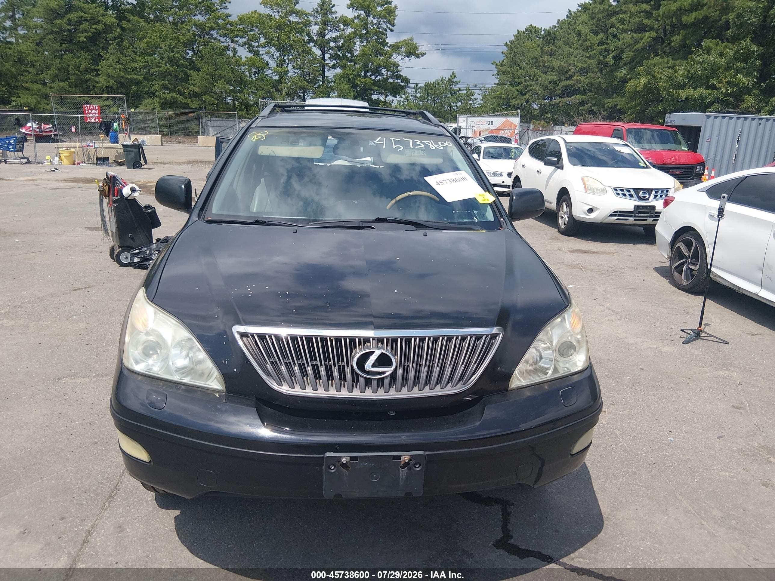 2005 Lexus Rx 330 Черный vin: 2T2HA31U85C040676
