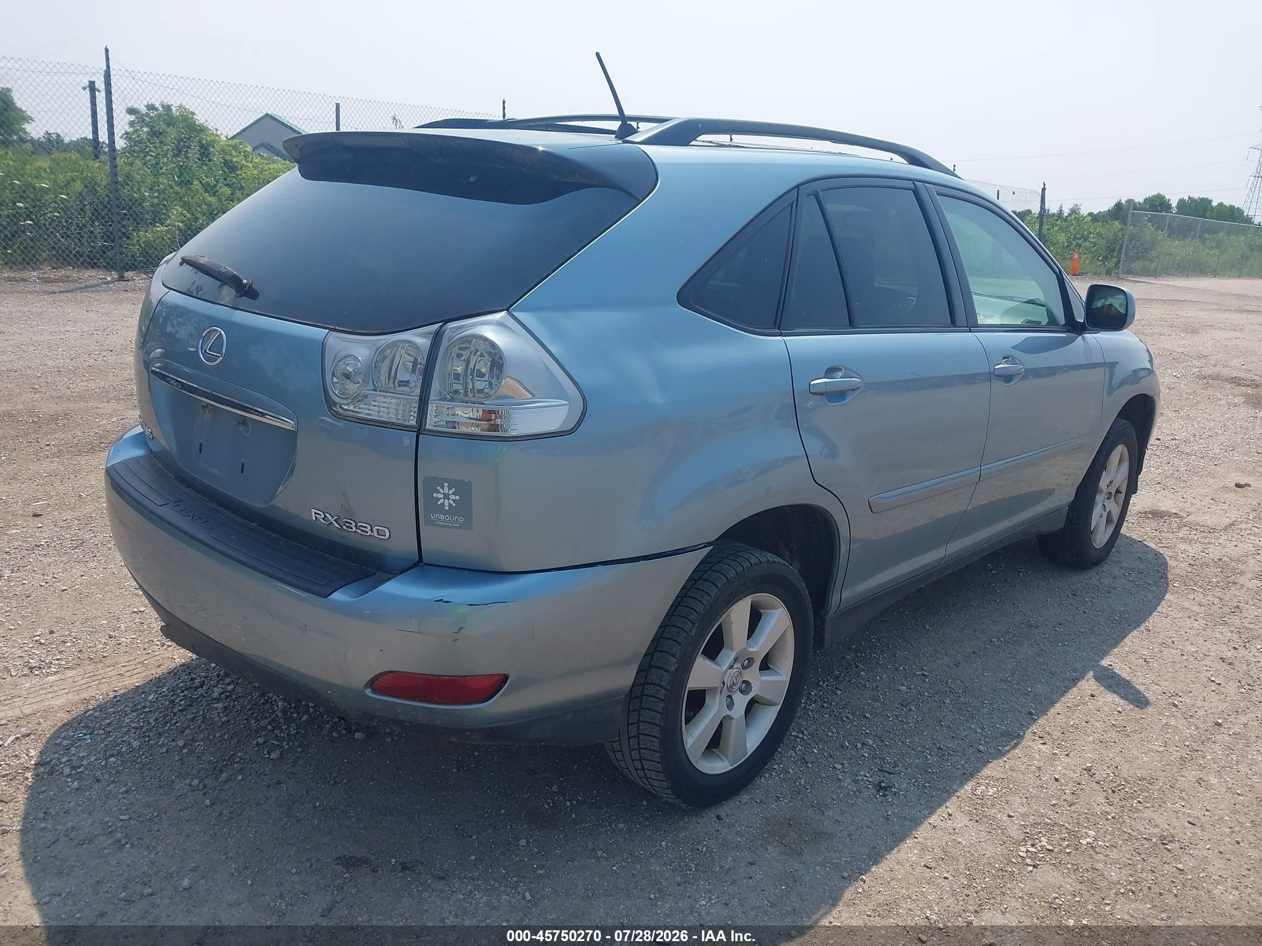 2006 Lexus Rx 330   Синий vin: 2T2HA31U86C095341