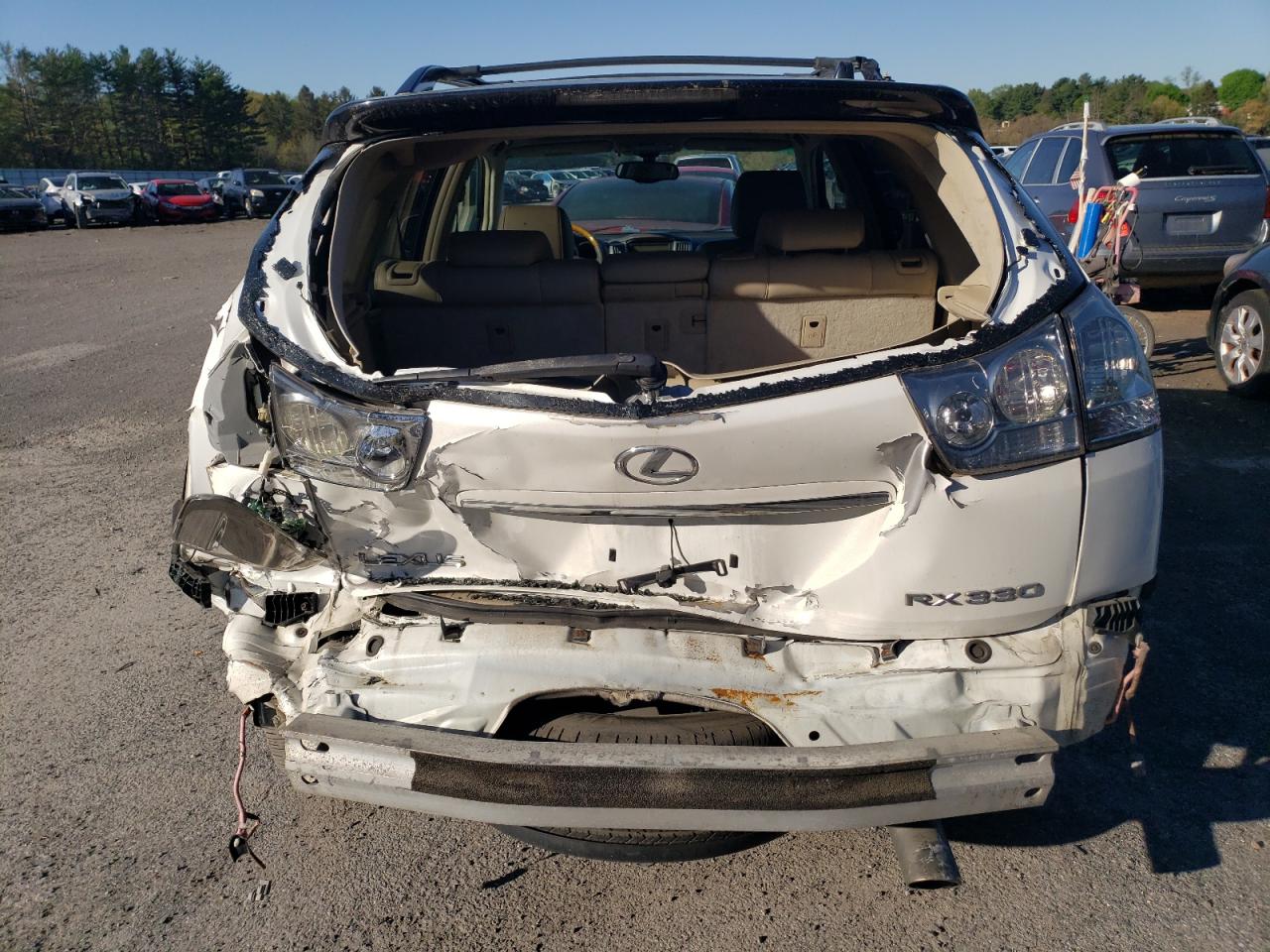 2006 Lexus Rx 330 White vin: 2T2HA31U86C100585