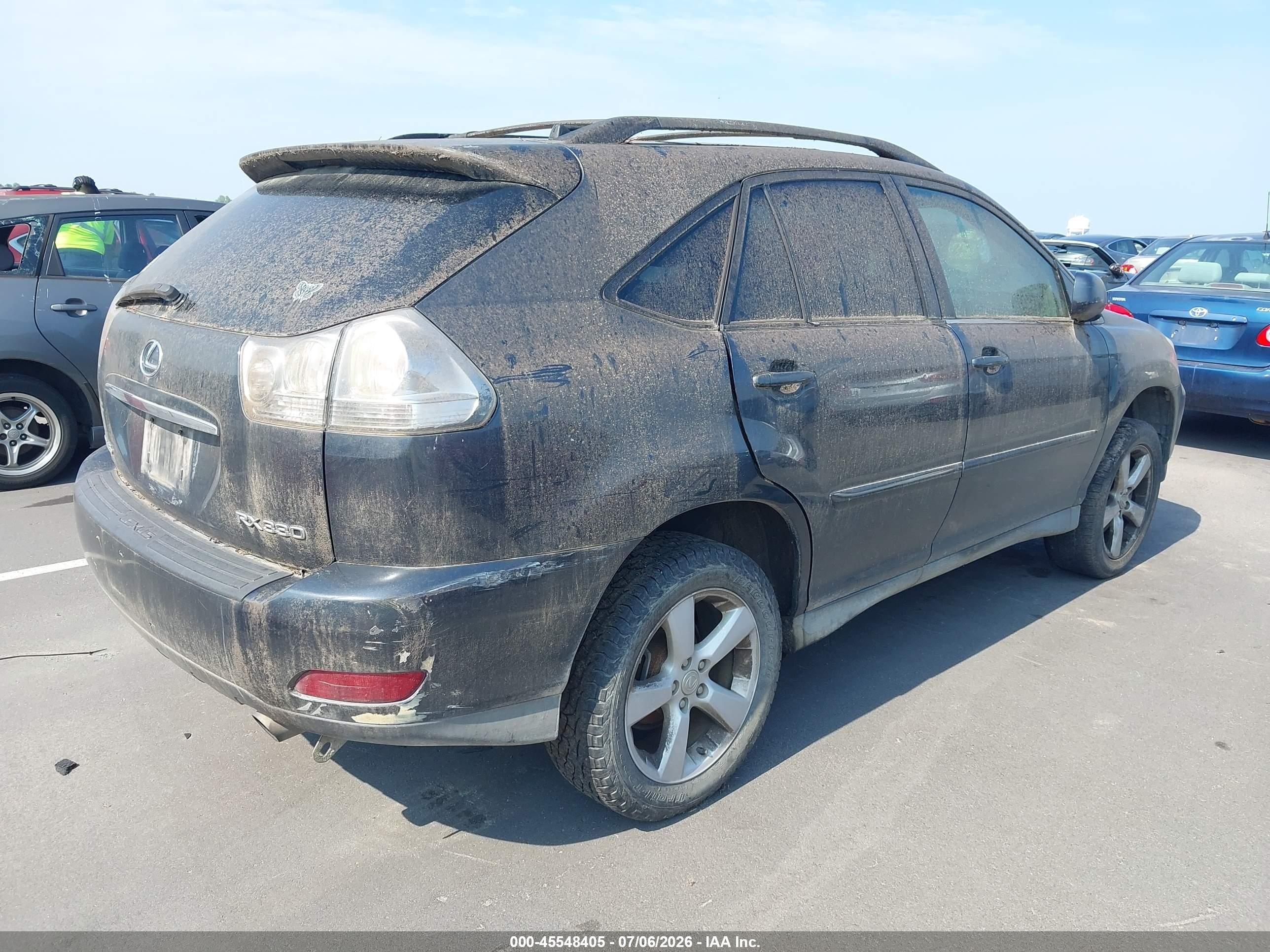 2006 Lexus Rx 330   Blue vin: 2T2HA31U86C103891