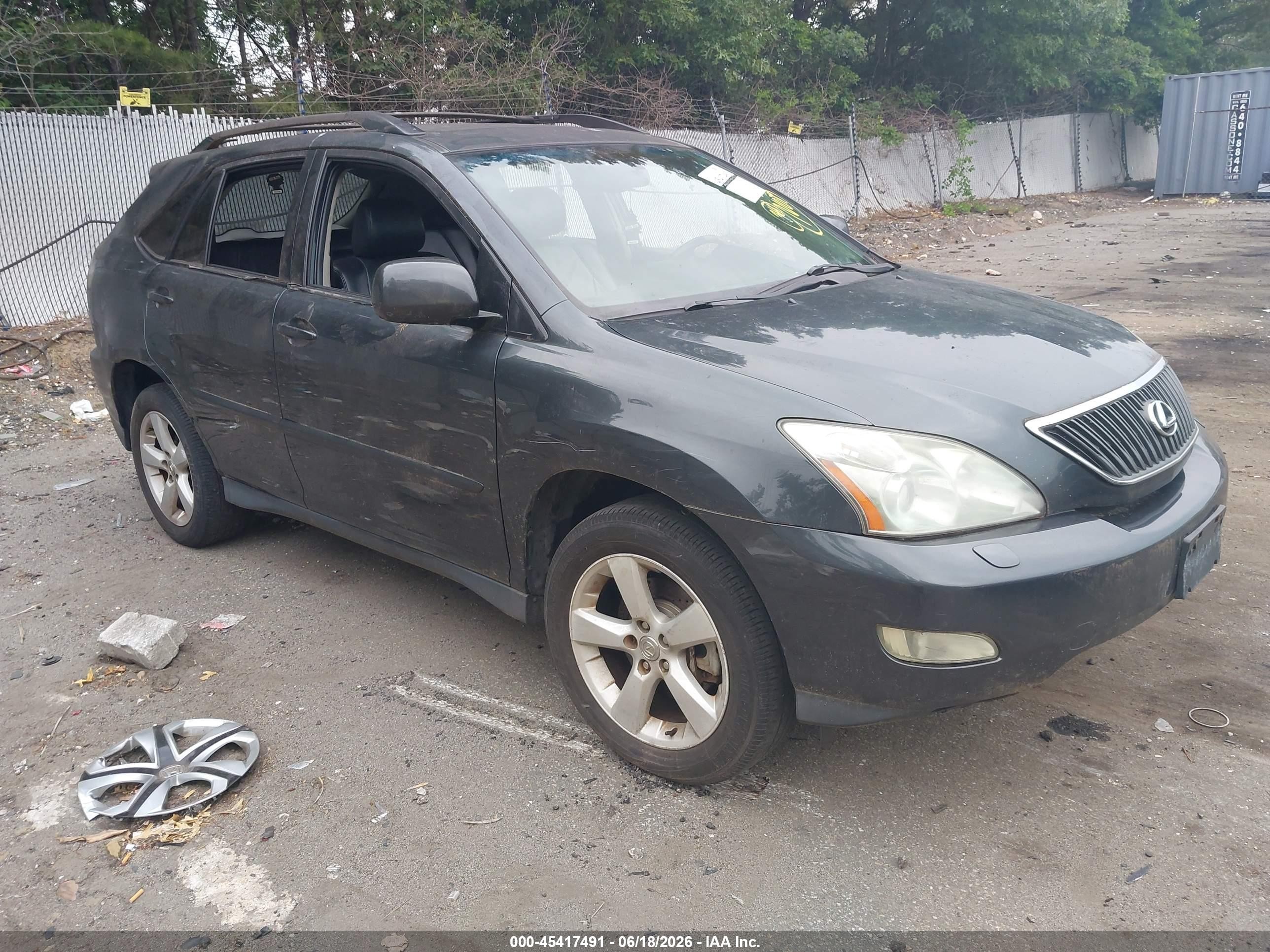 2005 Lexus Rx 330 Black vin: 2T2HA31U95C050195