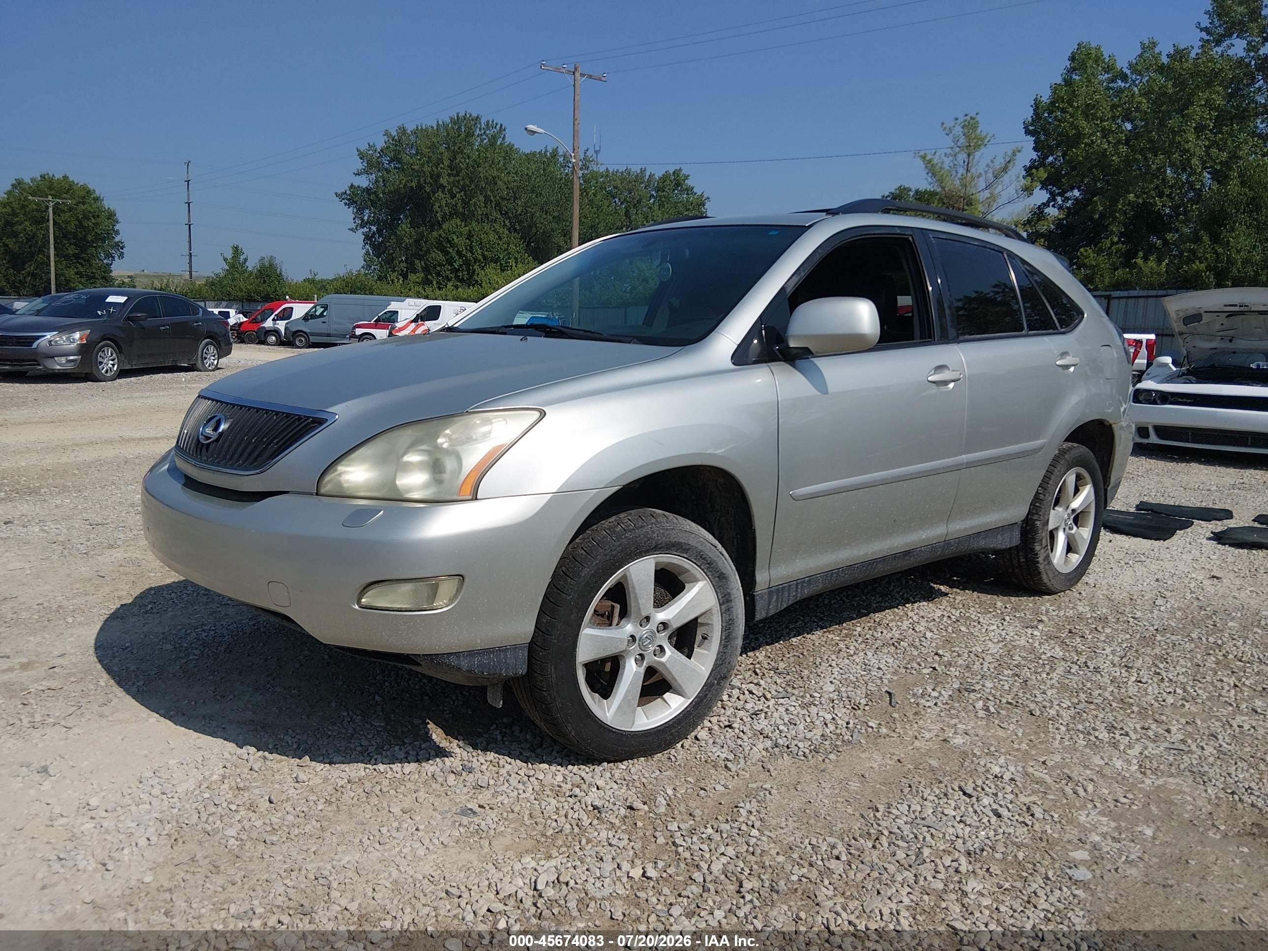 2005 Lexus Rx 330   Silver vin: 2T2HA31U95C052948