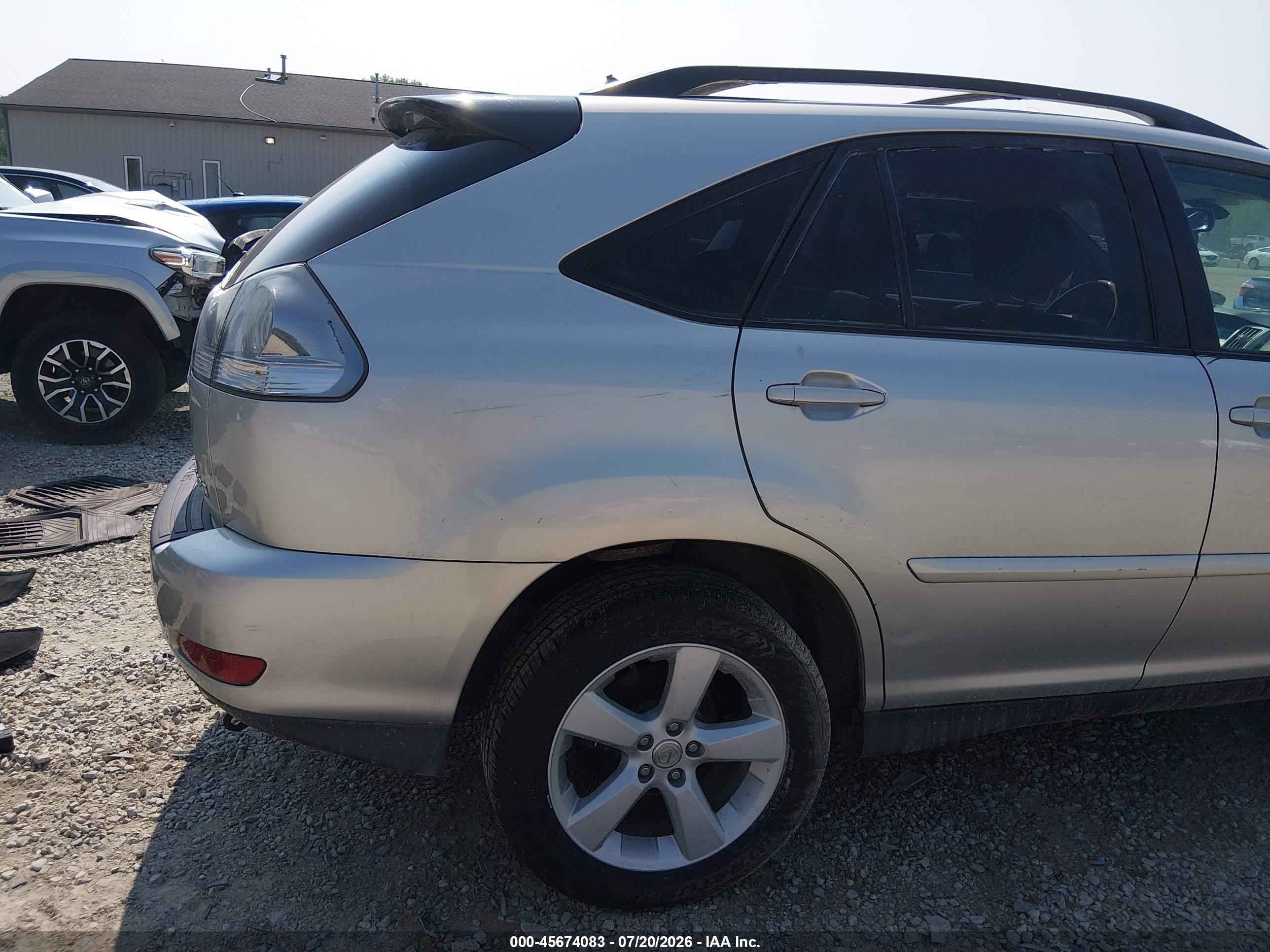 2005 Lexus Rx 330   Silver vin: 2T2HA31U95C052948