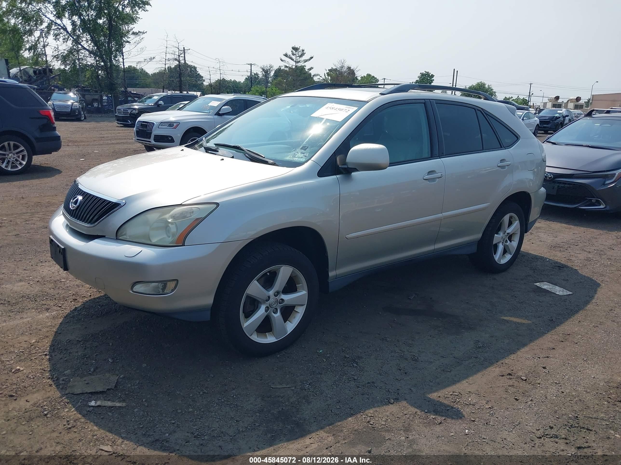 2005 Lexus Rx 330 Silver vin: 2T2HA31U95C054067