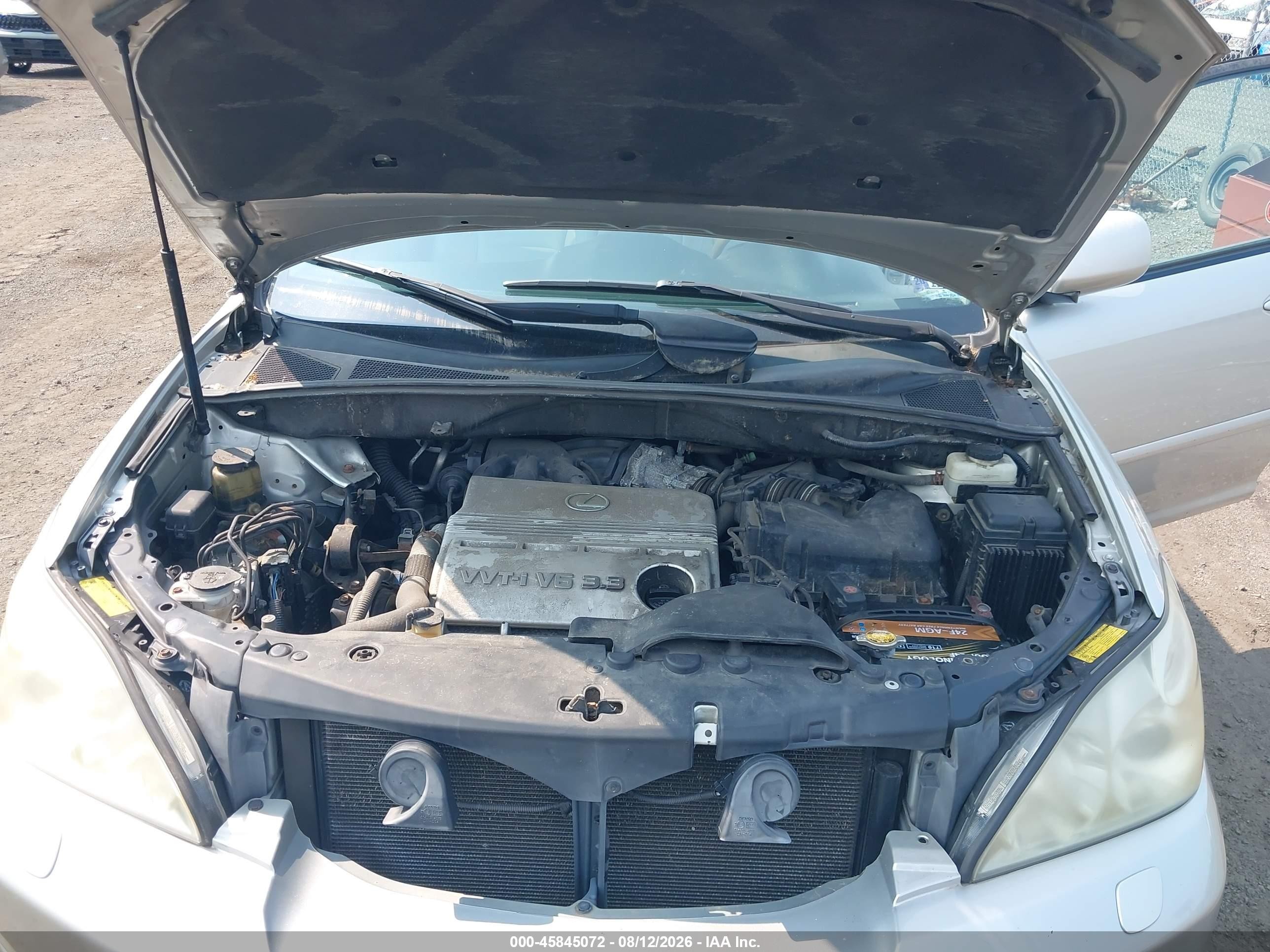 2005 Lexus Rx 330 Silver vin: 2T2HA31U95C054067