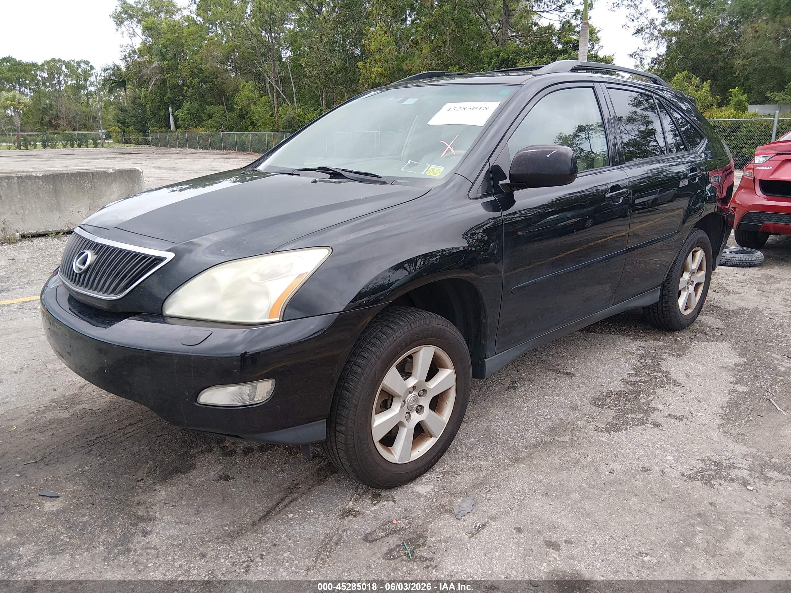 2005 Lexus Rx 330   Black vin: 2T2HA31U95C068759