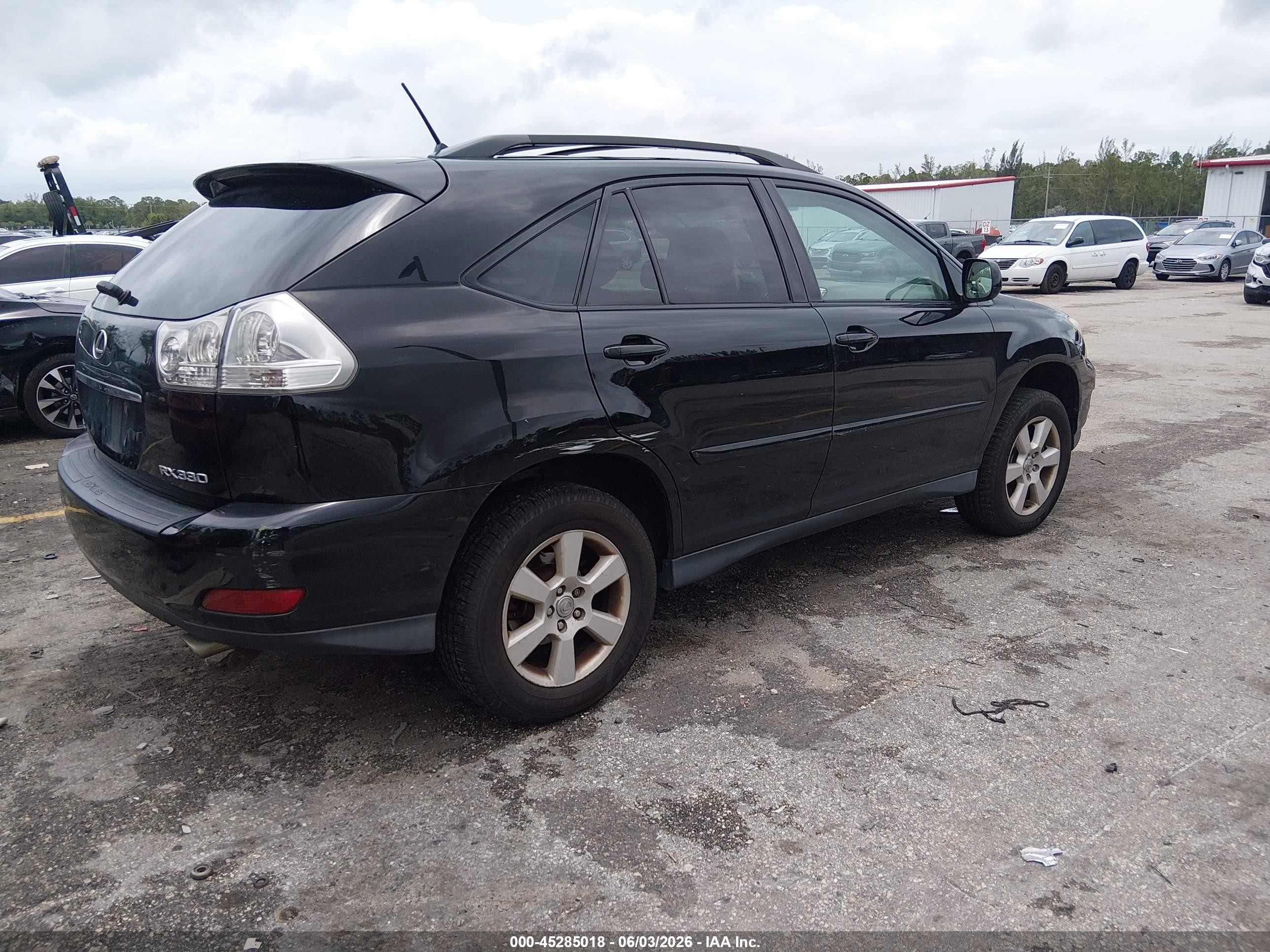 2005 Lexus Rx 330   Black vin: 2T2HA31U95C068759