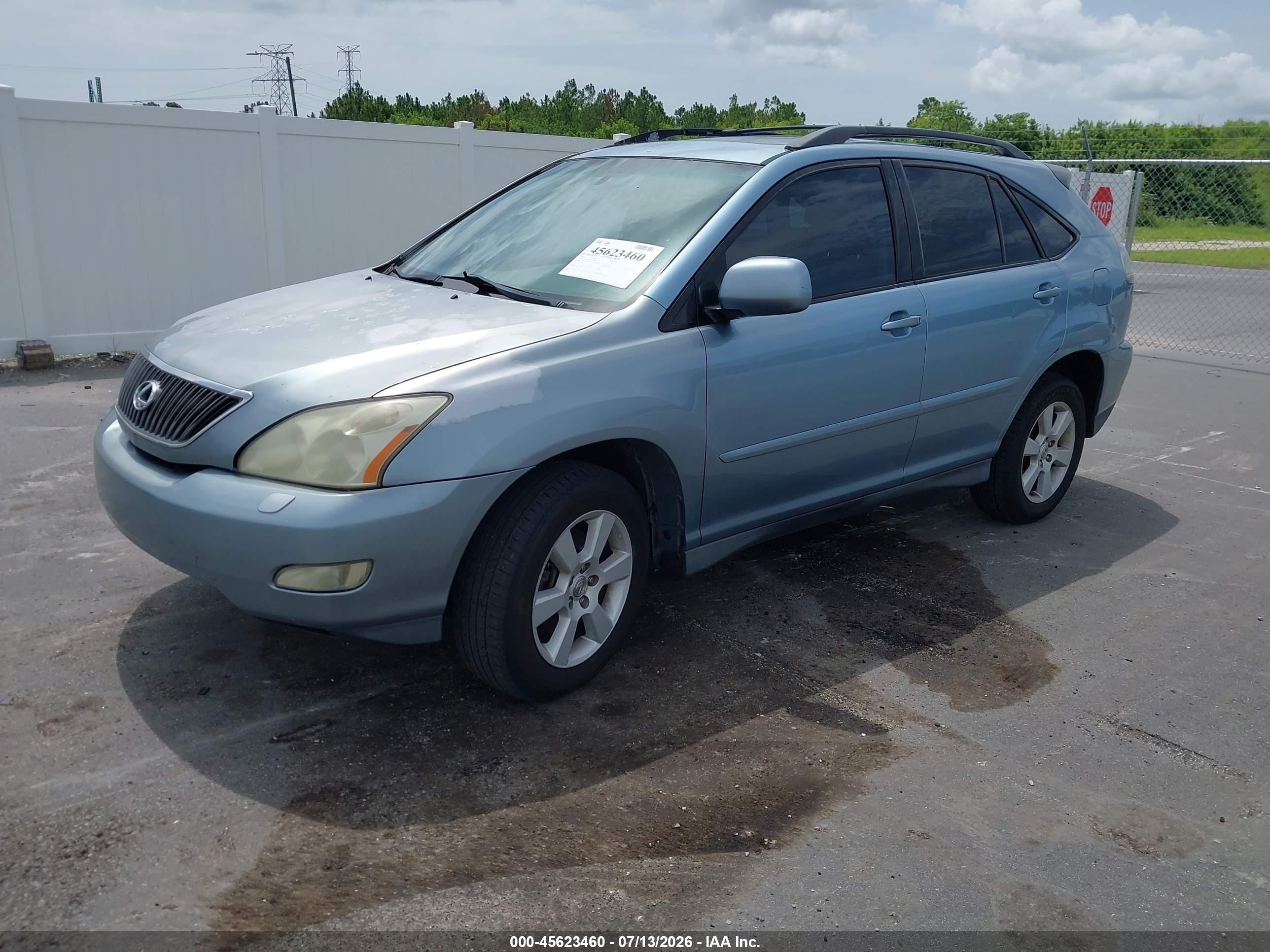 2005 Lexus Rx 330   Light Blue vin: 2T2HA31U95C078790