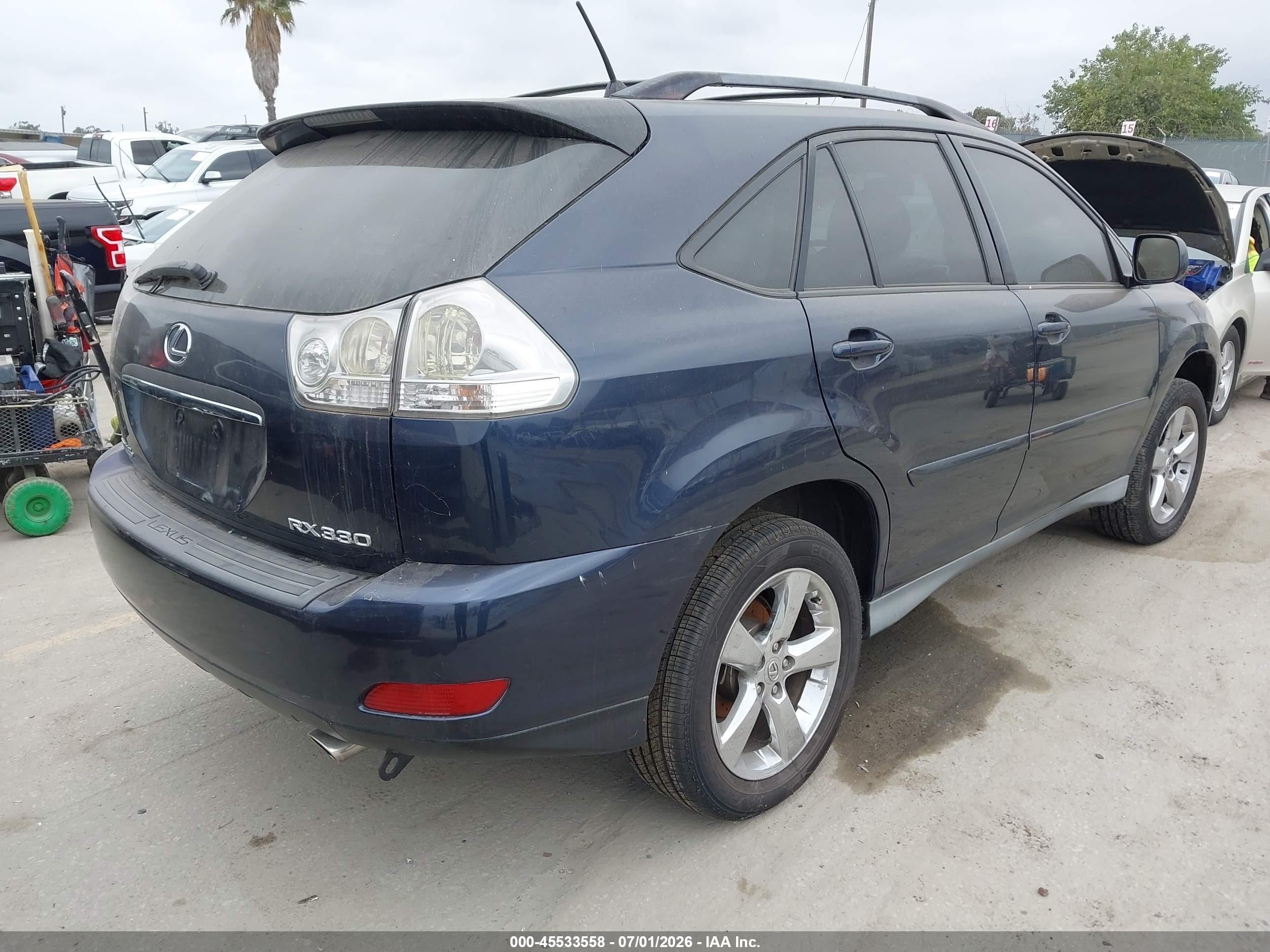 2005 Lexus Rx 330   Blue vin: 2T2HA31U95C079714