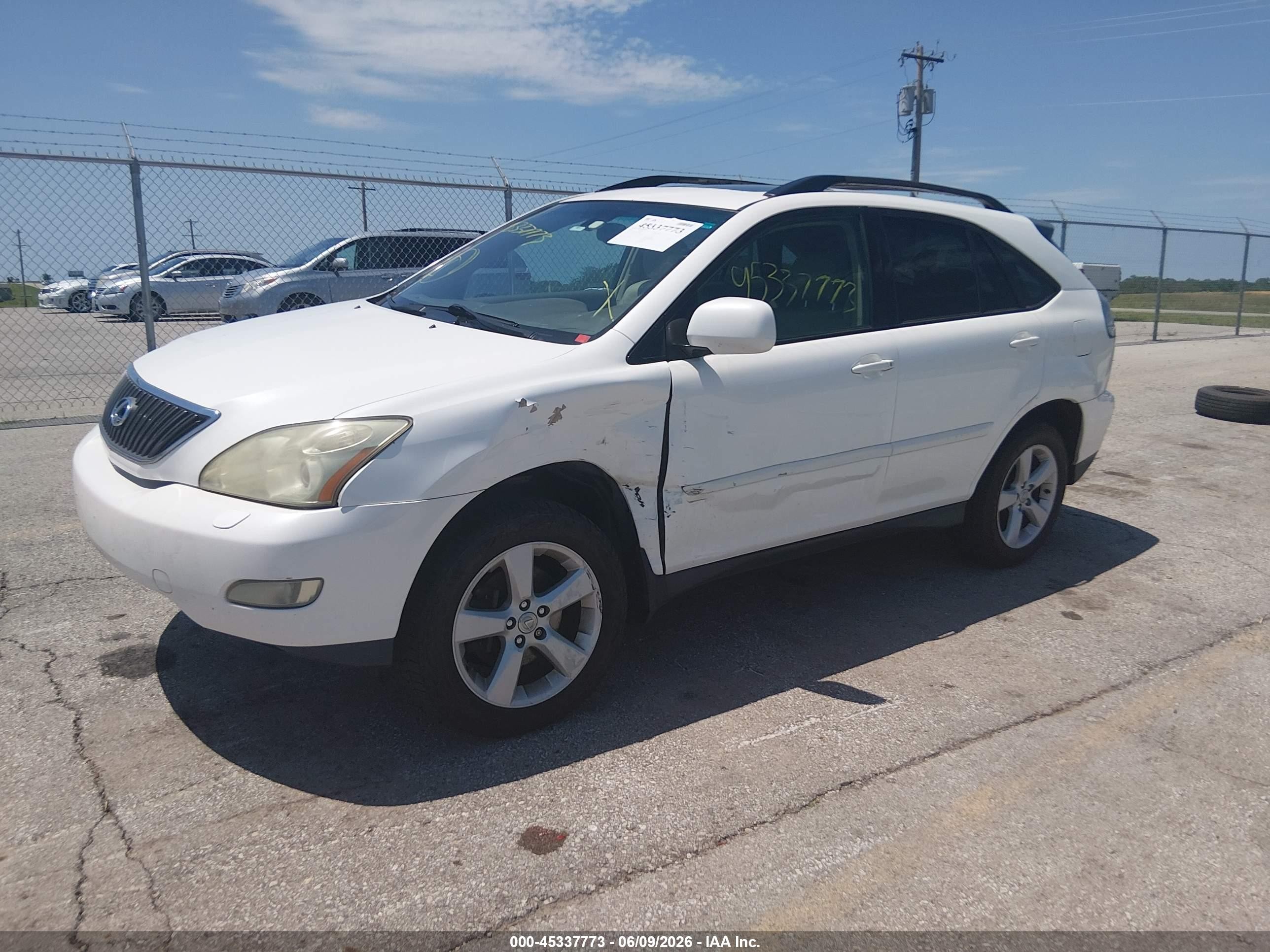 2006 Lexus Rx 330   White vin: 2T2HA31U96C106850