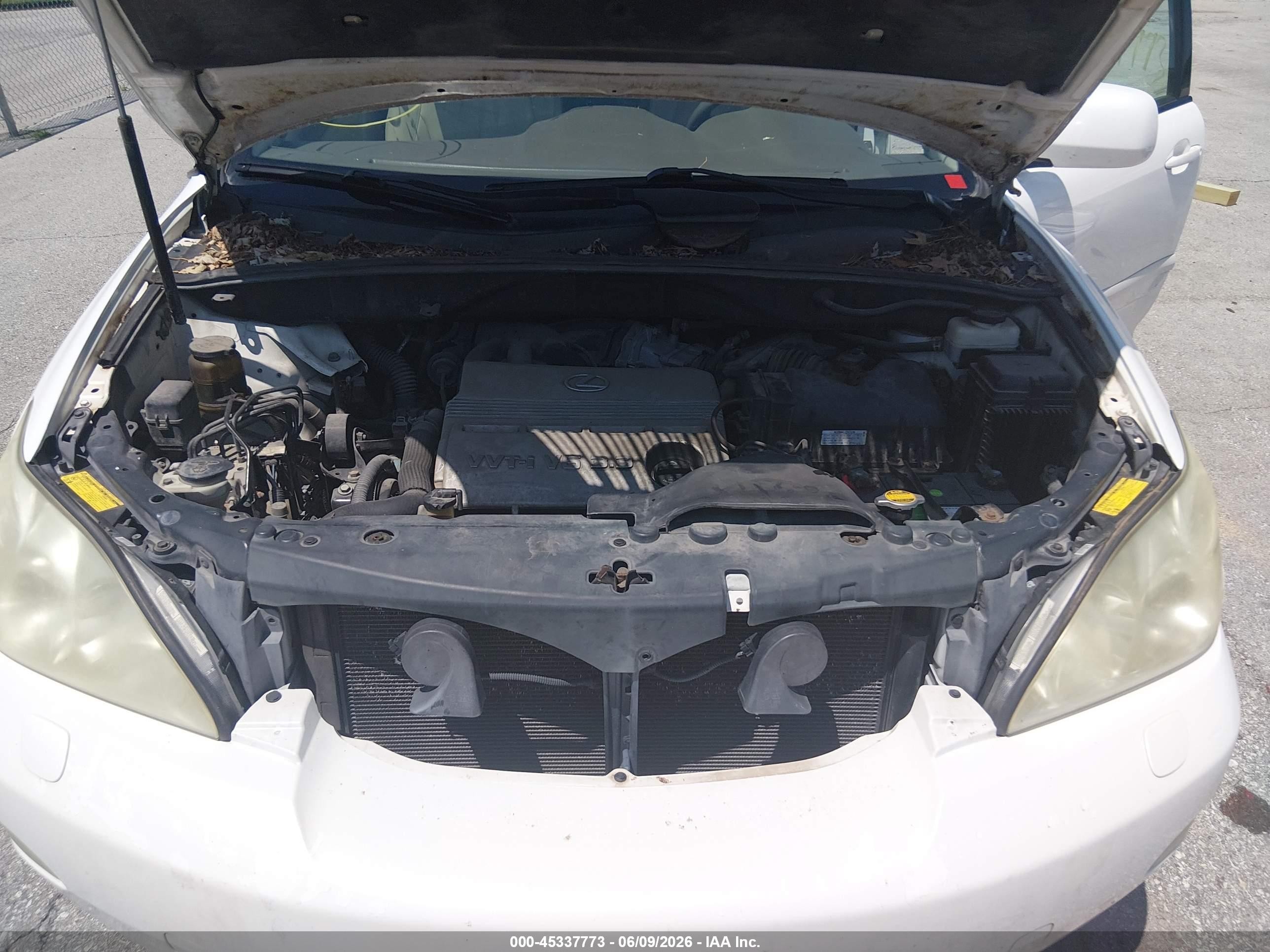 2006 Lexus Rx 330   White vin: 2T2HA31U96C106850