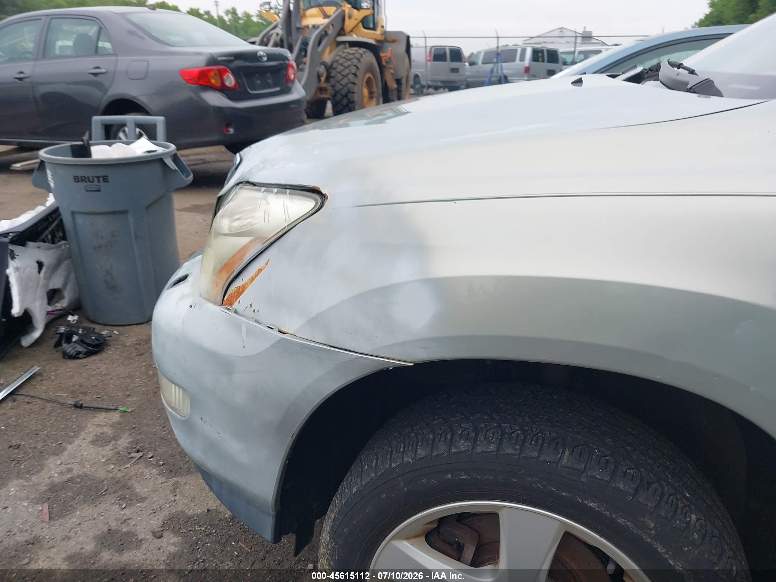 2004 Lexus Rx 330   Silver vin: 2T2HA31UX4C017379