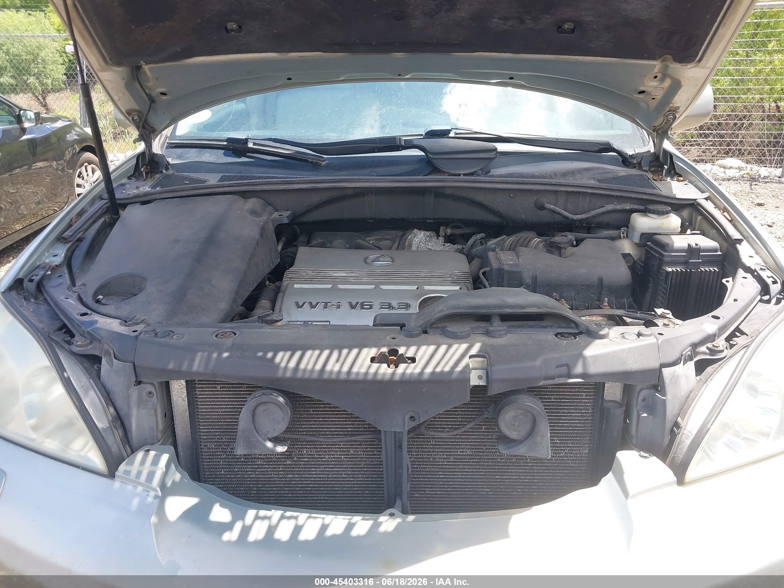 2004 Lexus Rx 330   Gray vin: 2T2HA31UX4C028009
