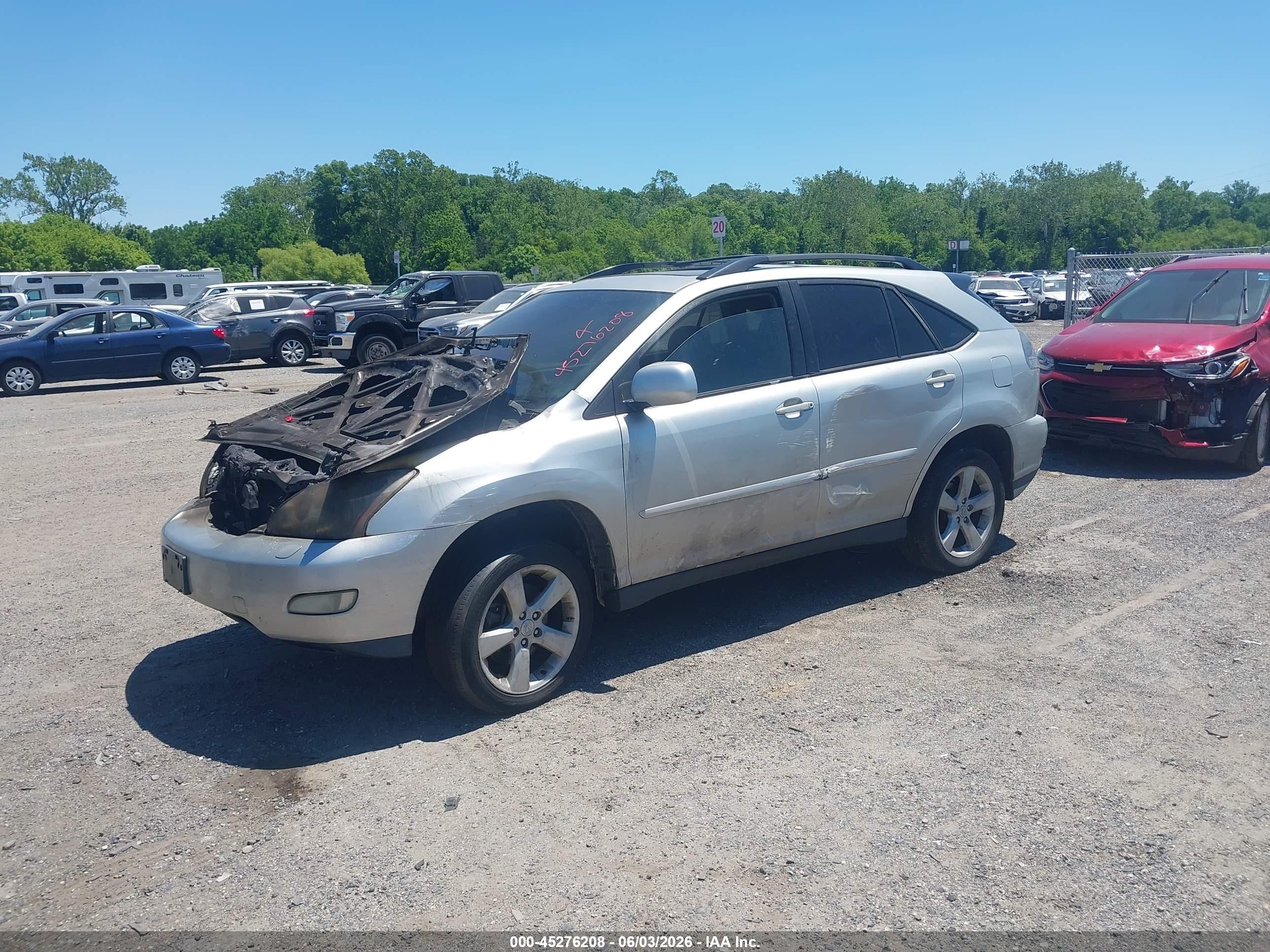2004 Lexus Rx 330 Silver vin: 2T2HA31UX4C034604