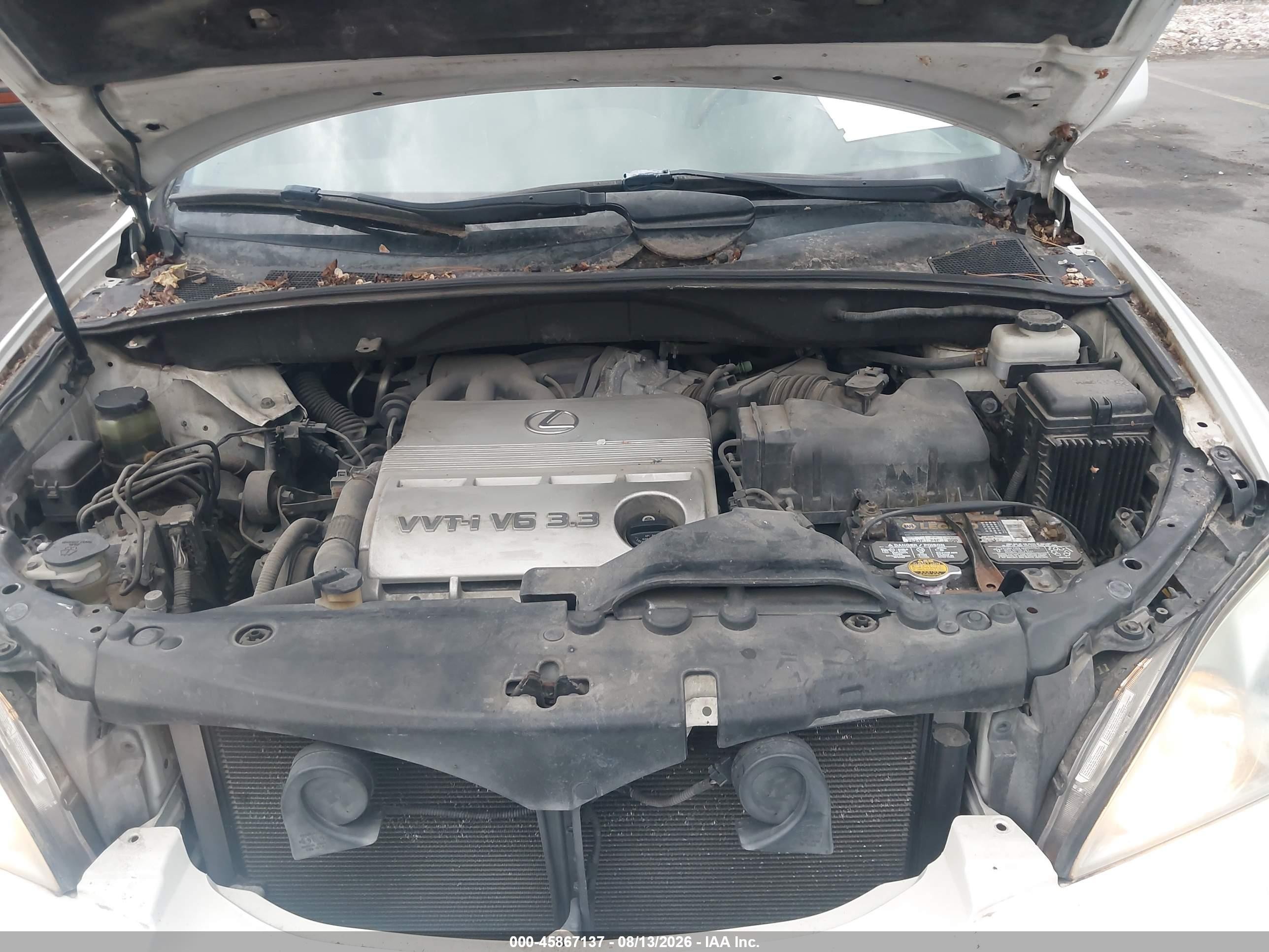 2004 Lexus Rx 330   Silver vin: 2T2HA31UX4C039012