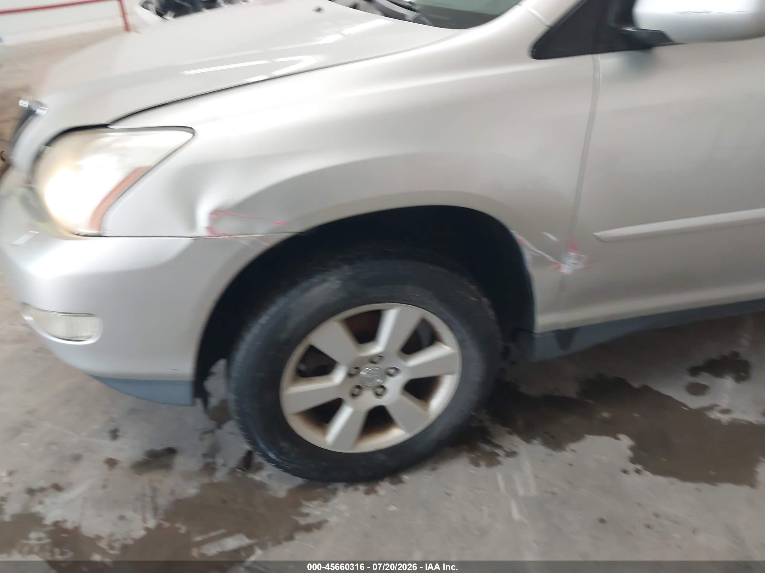 2005 Lexus Rx 330   Silver vin: 2T2HA31UX5C042395