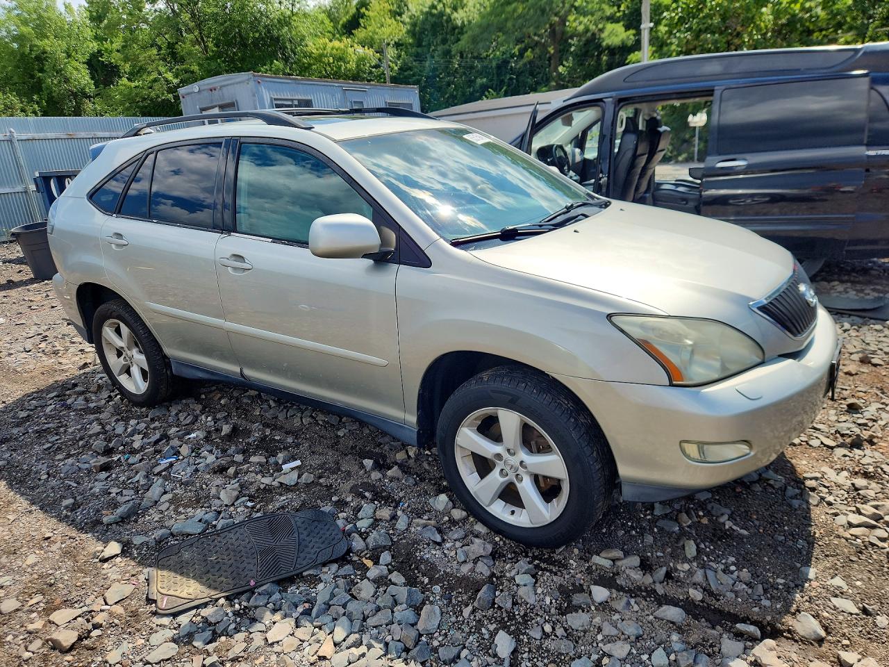 2005 Lexus Rx 330 Silver vin: 2T2HA31UX5C053798