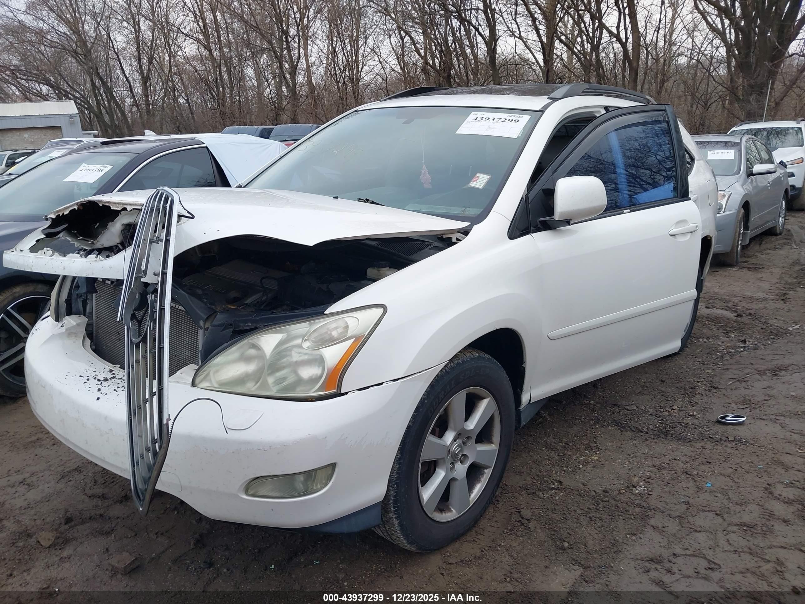 2005 Lexus Rx 330   White vin: 2T2HA31UX5C062355
