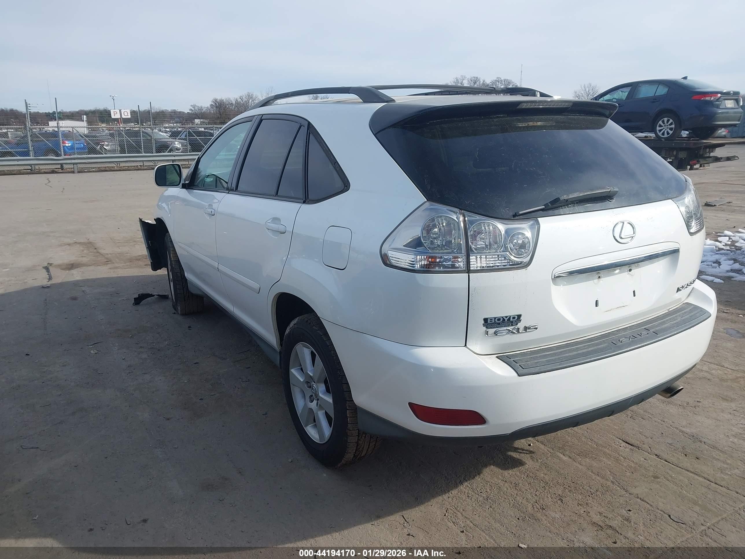 2005 Lexus Rx 330   White vin: 2T2HA31UX5C080306