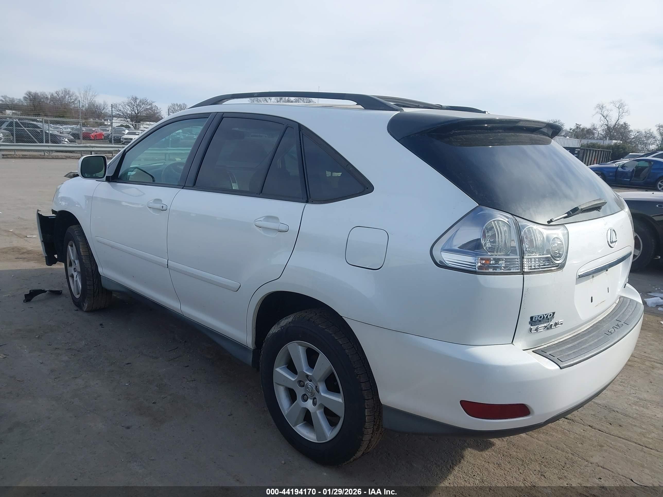 2005 Lexus Rx 330   White vin: 2T2HA31UX5C080306