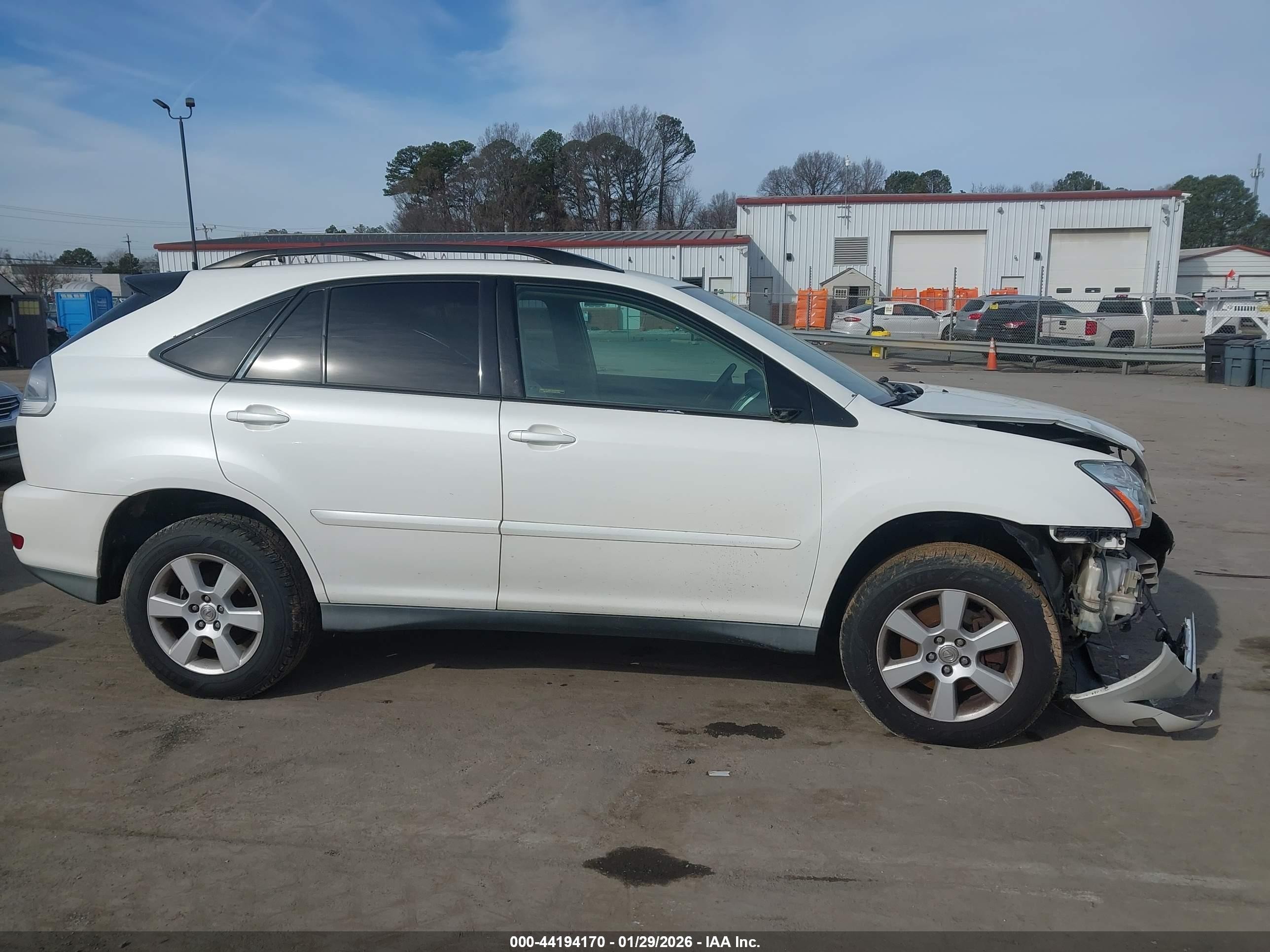 2005 Lexus Rx 330   White vin: 2T2HA31UX5C080306