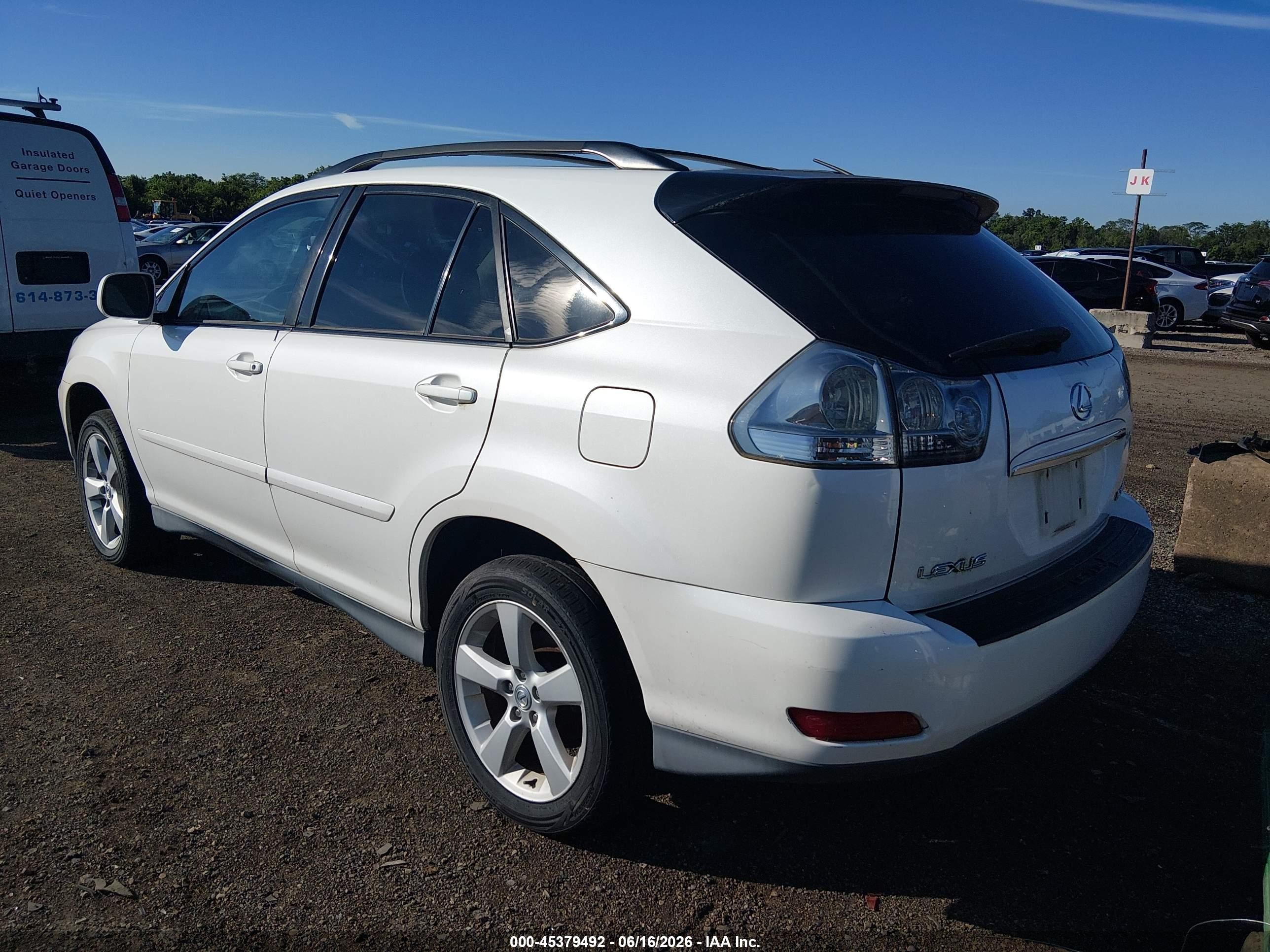 2005 Lexus Rx 330 White vin: 2T2HA31UX5C081326