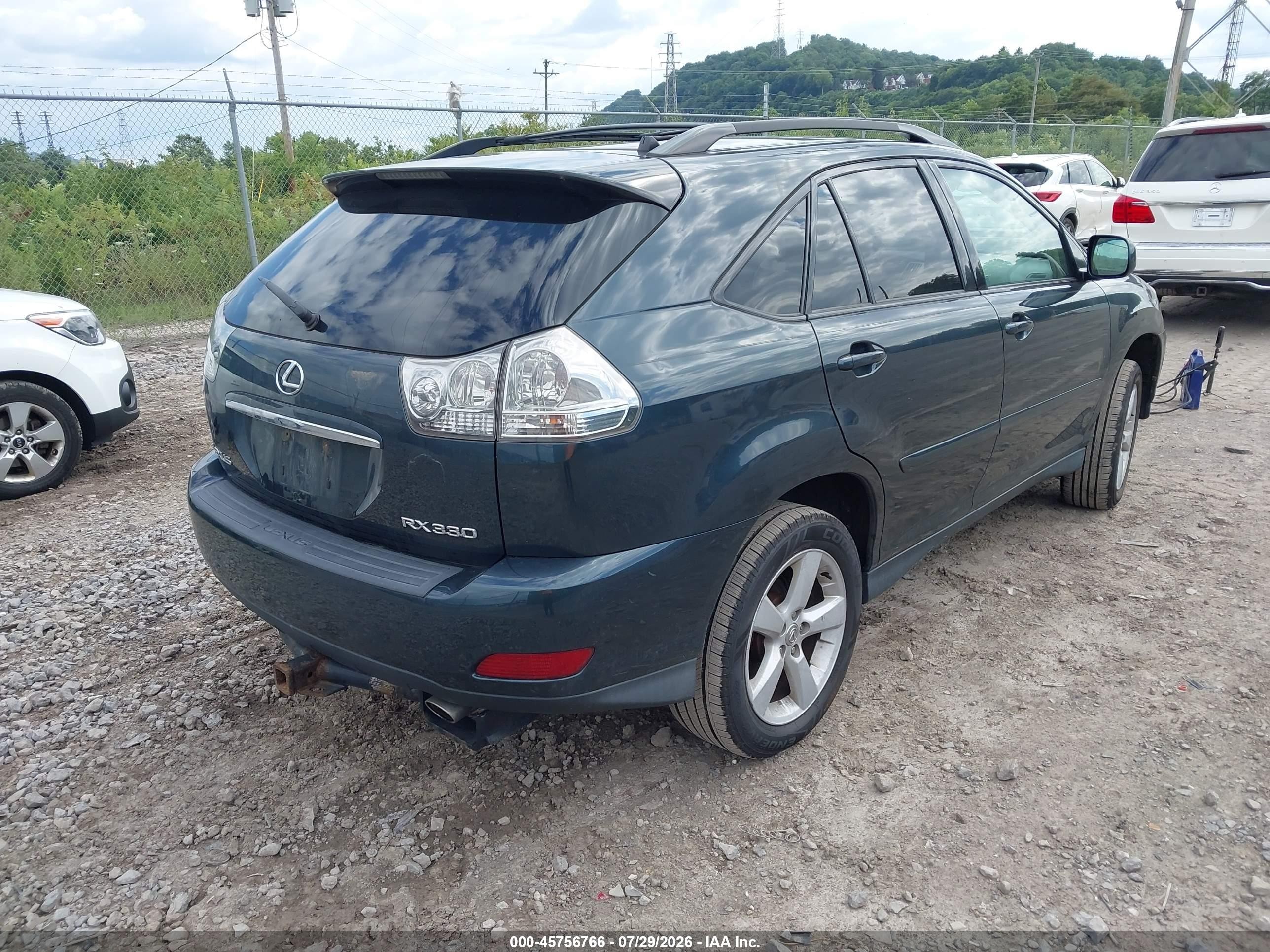2006 Lexus Rx 330 Green vin: 2T2HA31UX6C089959