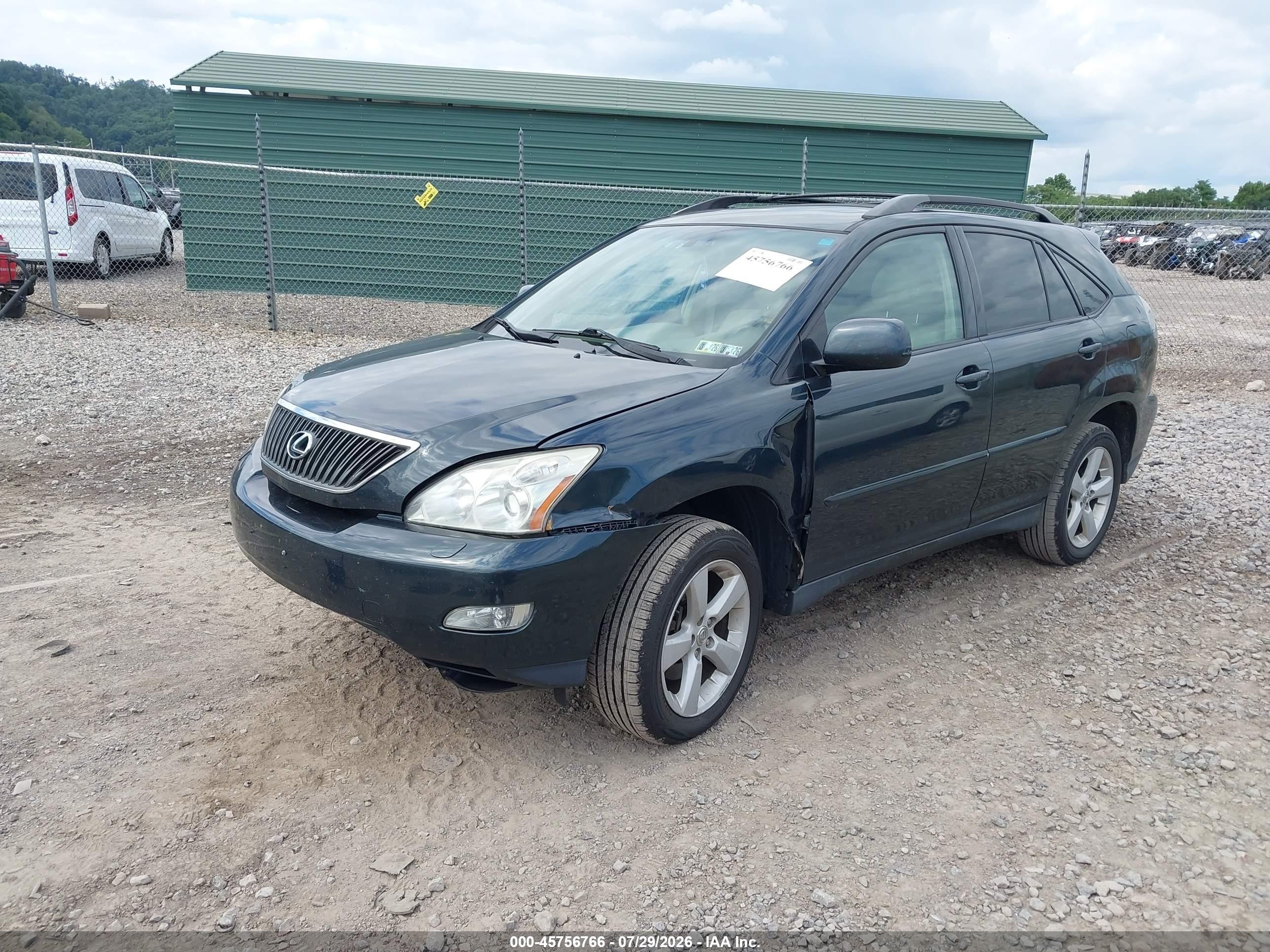 2006 Lexus Rx 330 Green vin: 2T2HA31UX6C089959