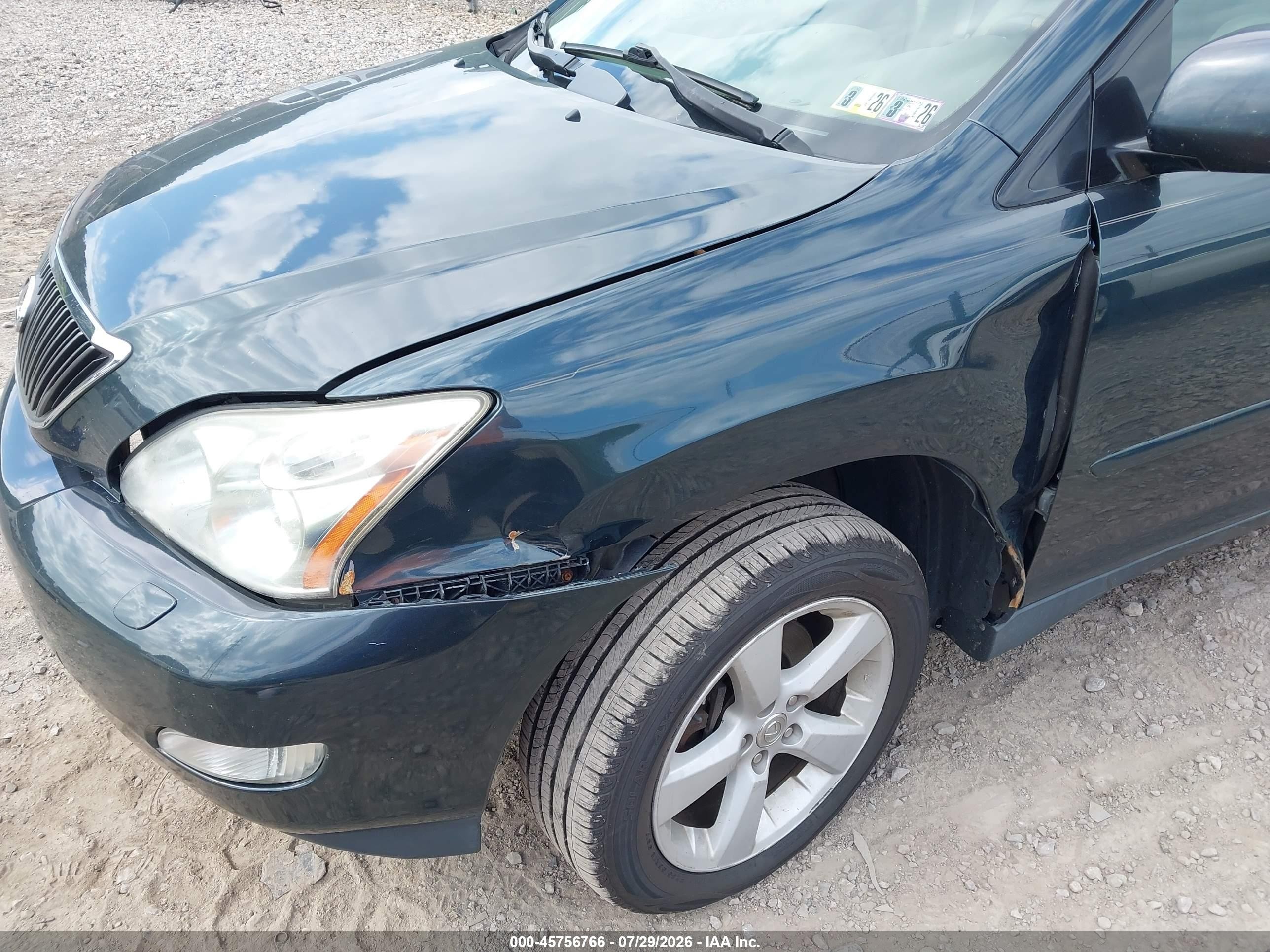 2006 Lexus Rx 330 Green vin: 2T2HA31UX6C089959