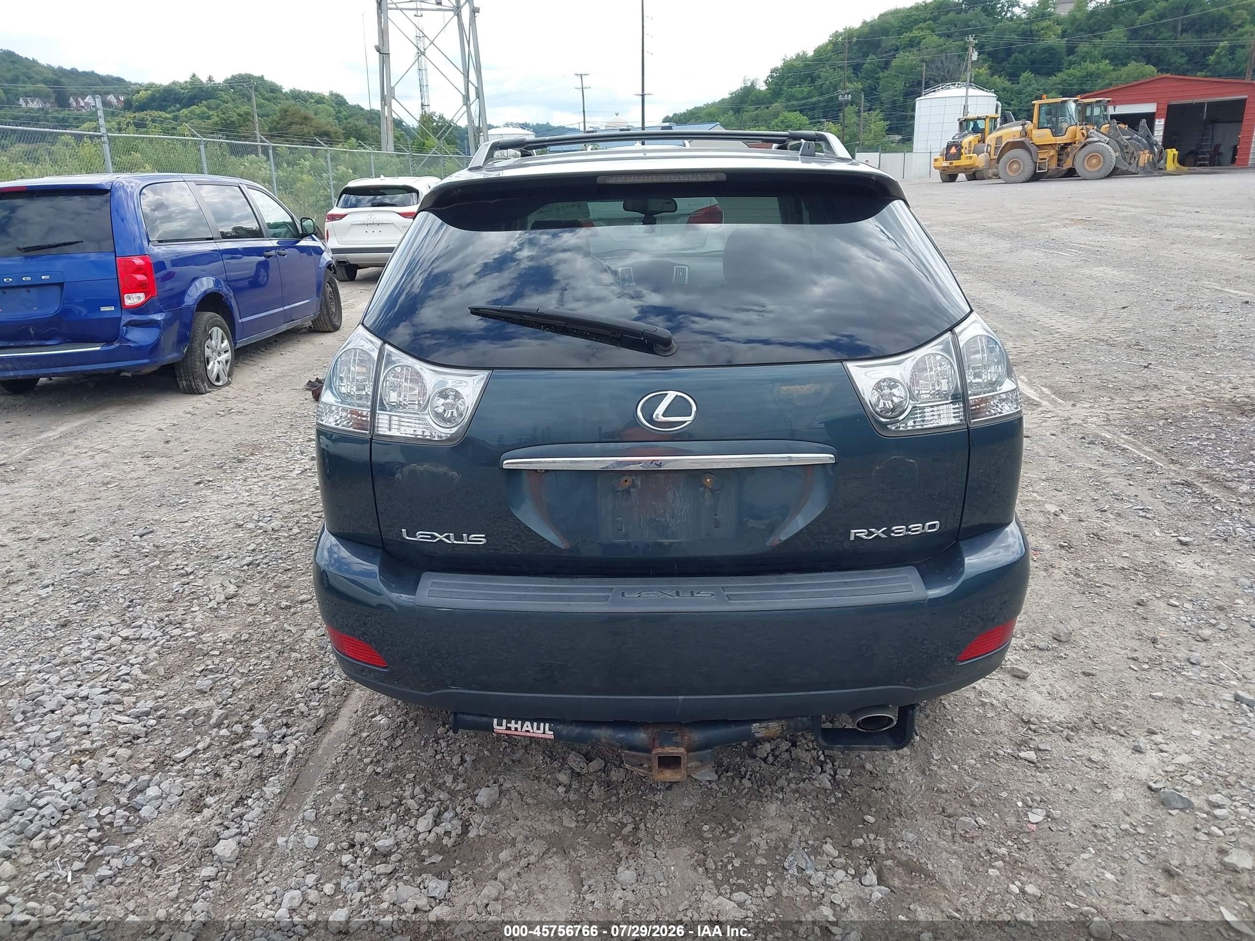 2006 Lexus Rx 330 Green vin: 2T2HA31UX6C089959