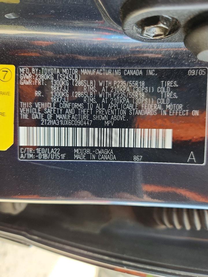 2006 Lexus Rx 330 Gray vin: 2T2HA31UX6C090447