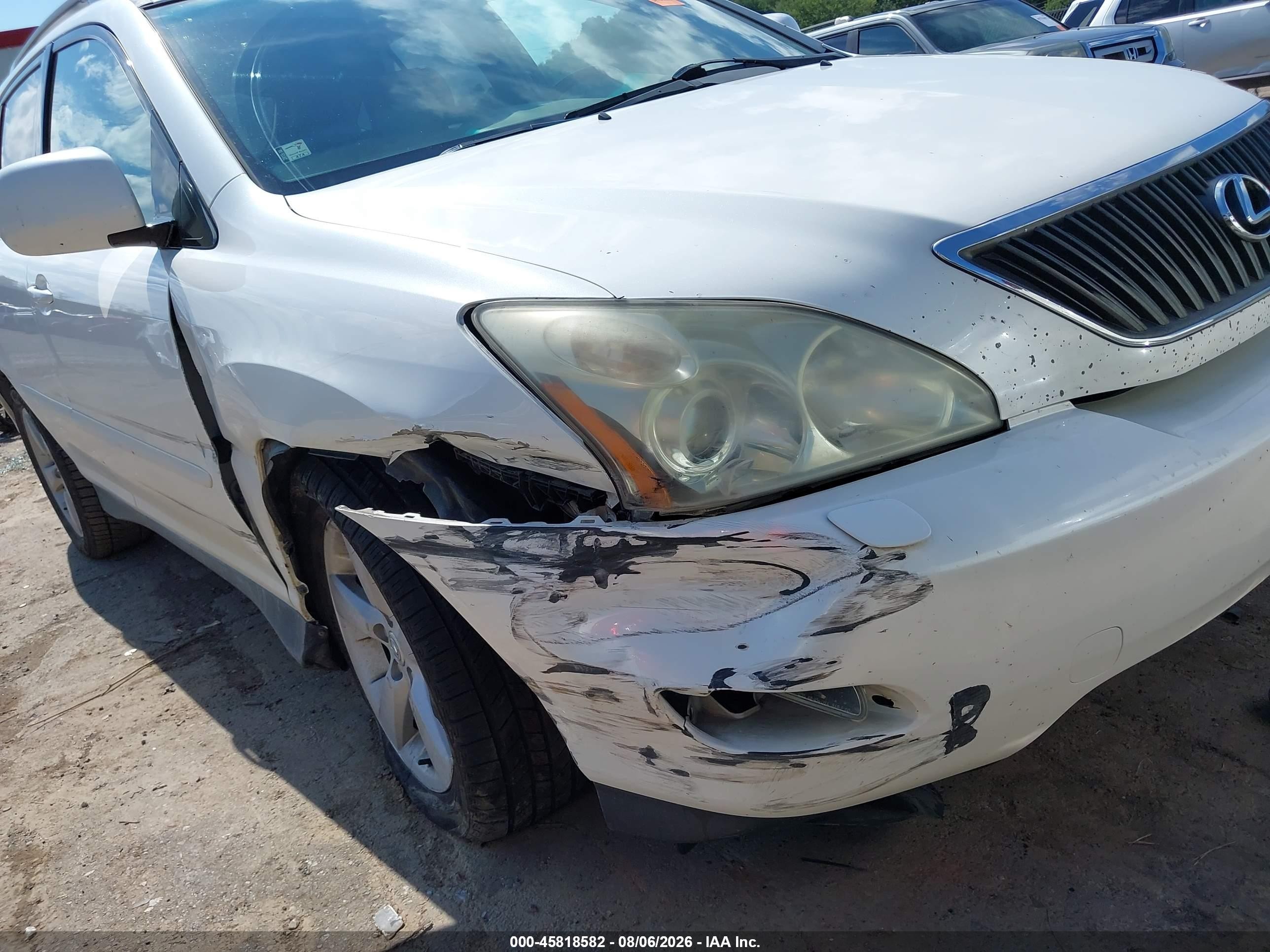 2006 Lexus Rx 330   White vin: 2T2HA31UX6C105643